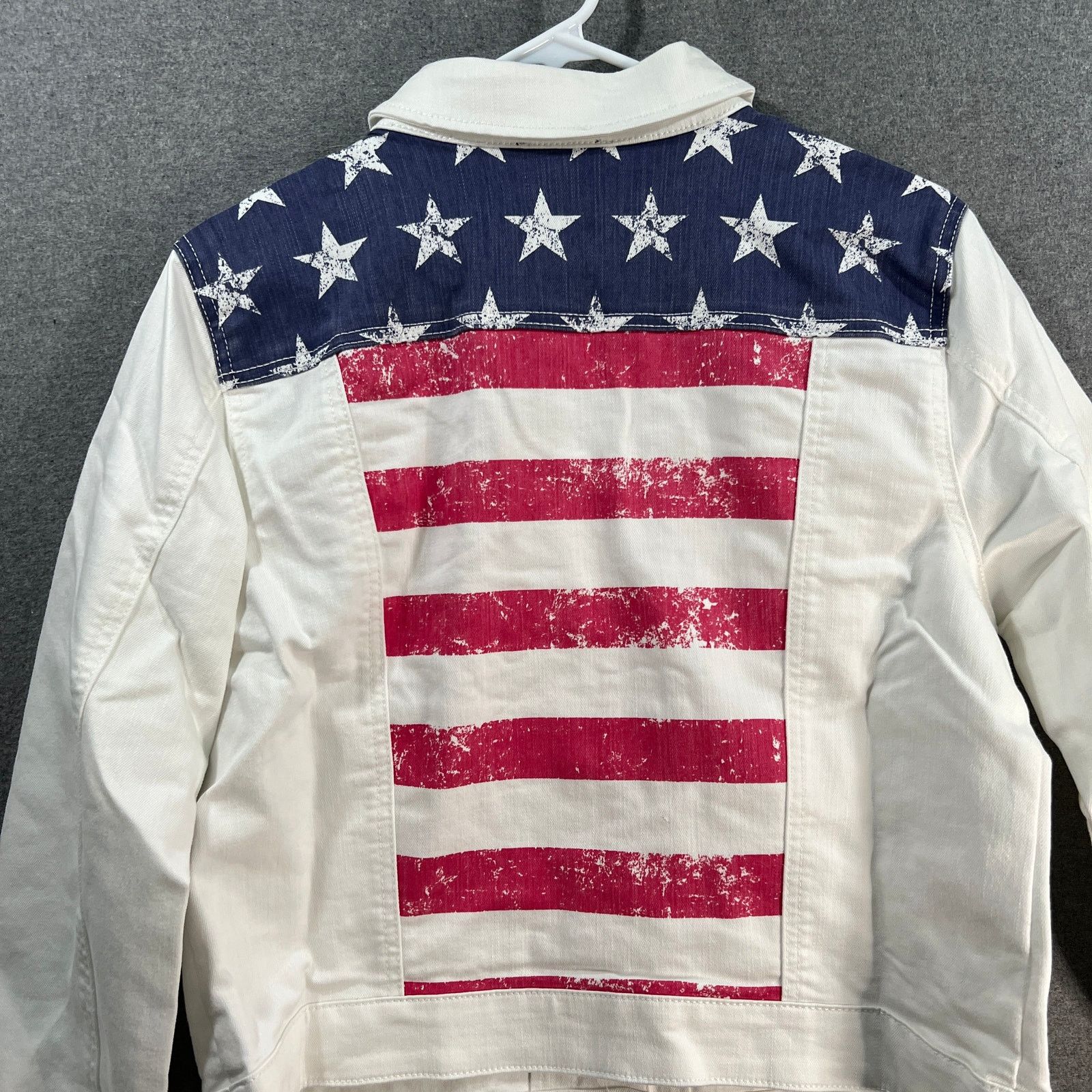 Other Studio Park x Kerstin Lindquist White Denim Jacket Size M / US 6-8 / IT 42-44 - 11 Thumbnail