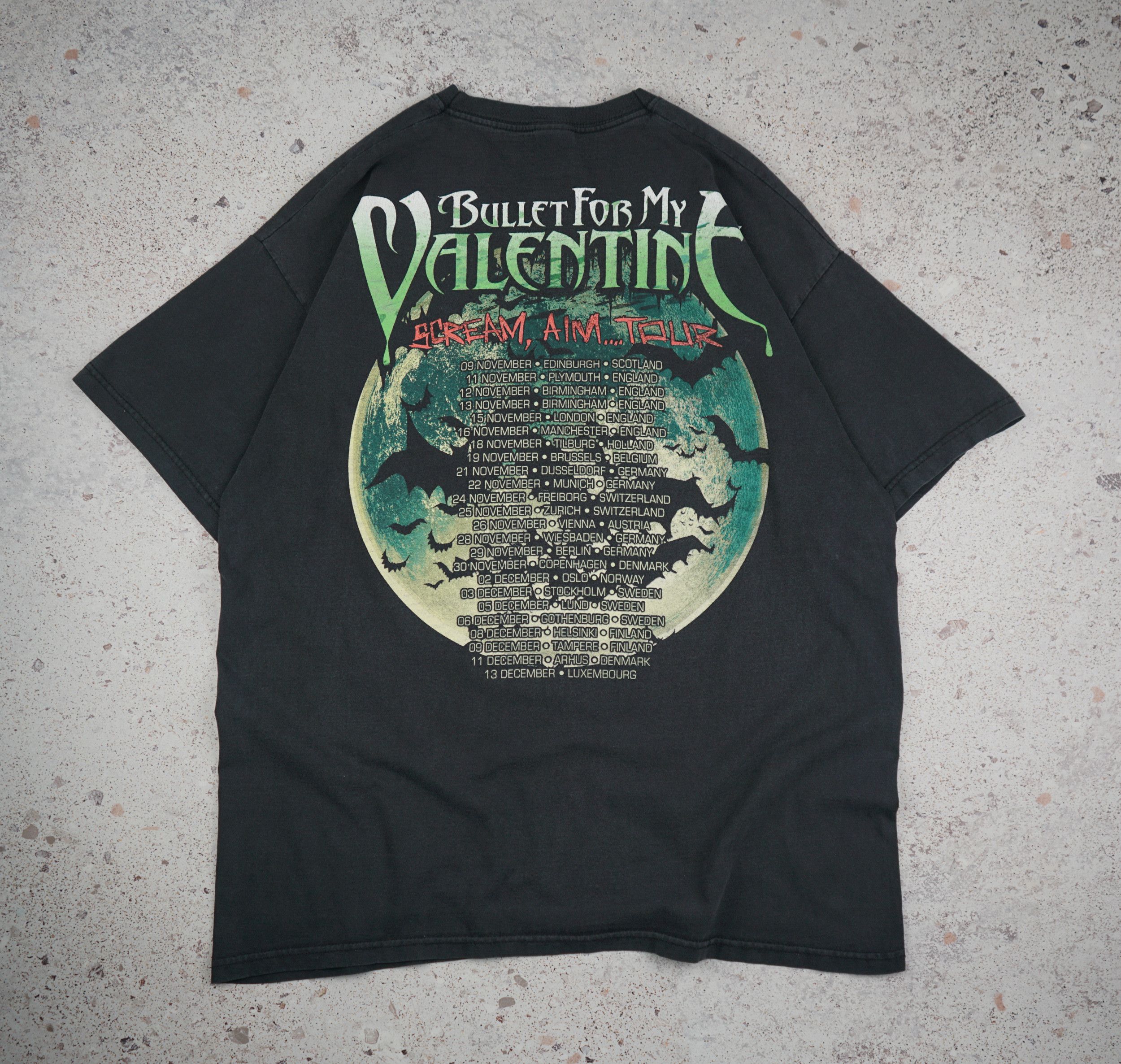 Band Tees × Vintage Vintage Bullet For My Valentine Scream, Aim... Tour T Shirt Size US L / EU 52-54 / 3 - 5 Thumbnail