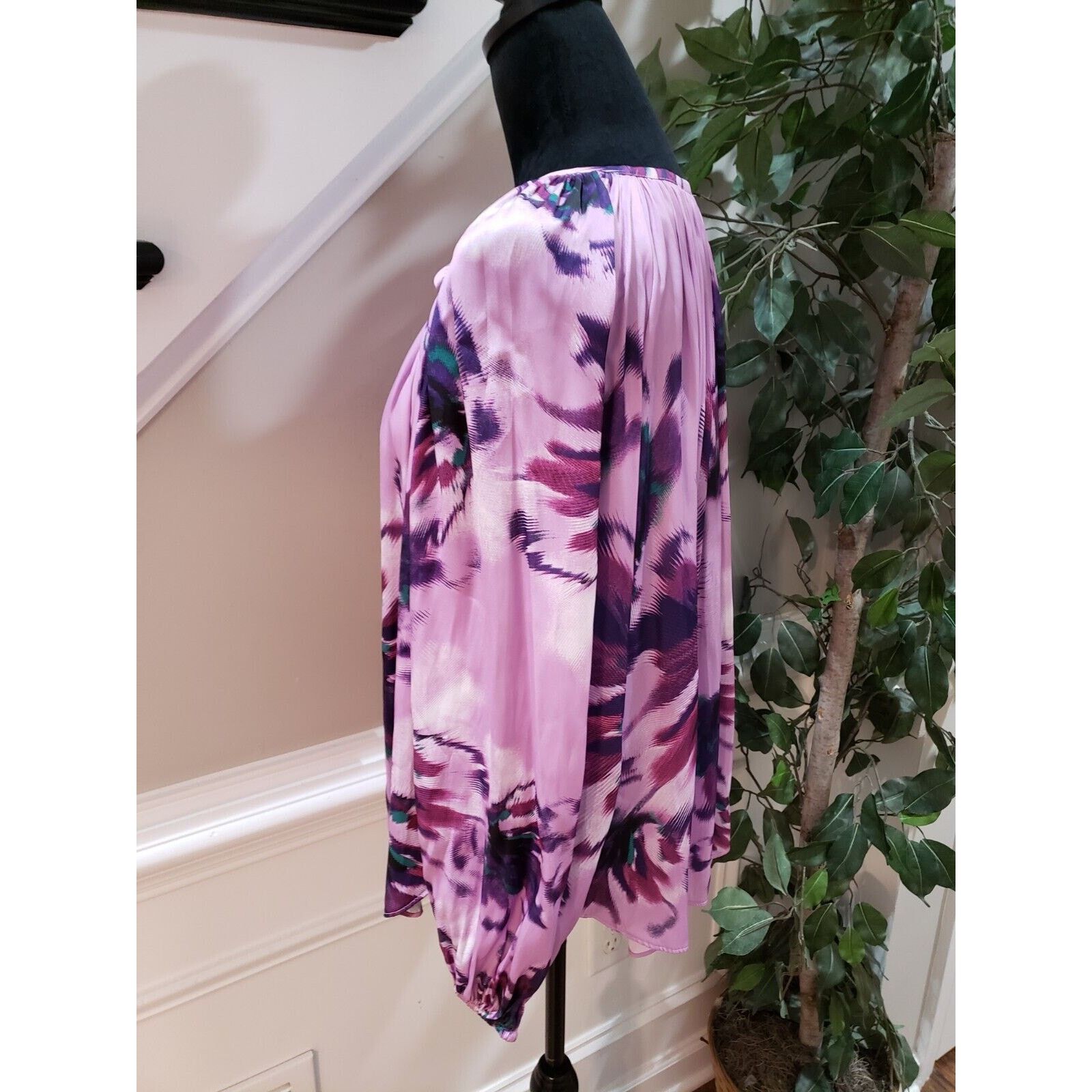 Jennifer Lopez Jennifer Lopez Round Neck Long Sleeve Top Blouse Size M Size M / US 6-8 / IT 42-44 - 5 Thumbnail