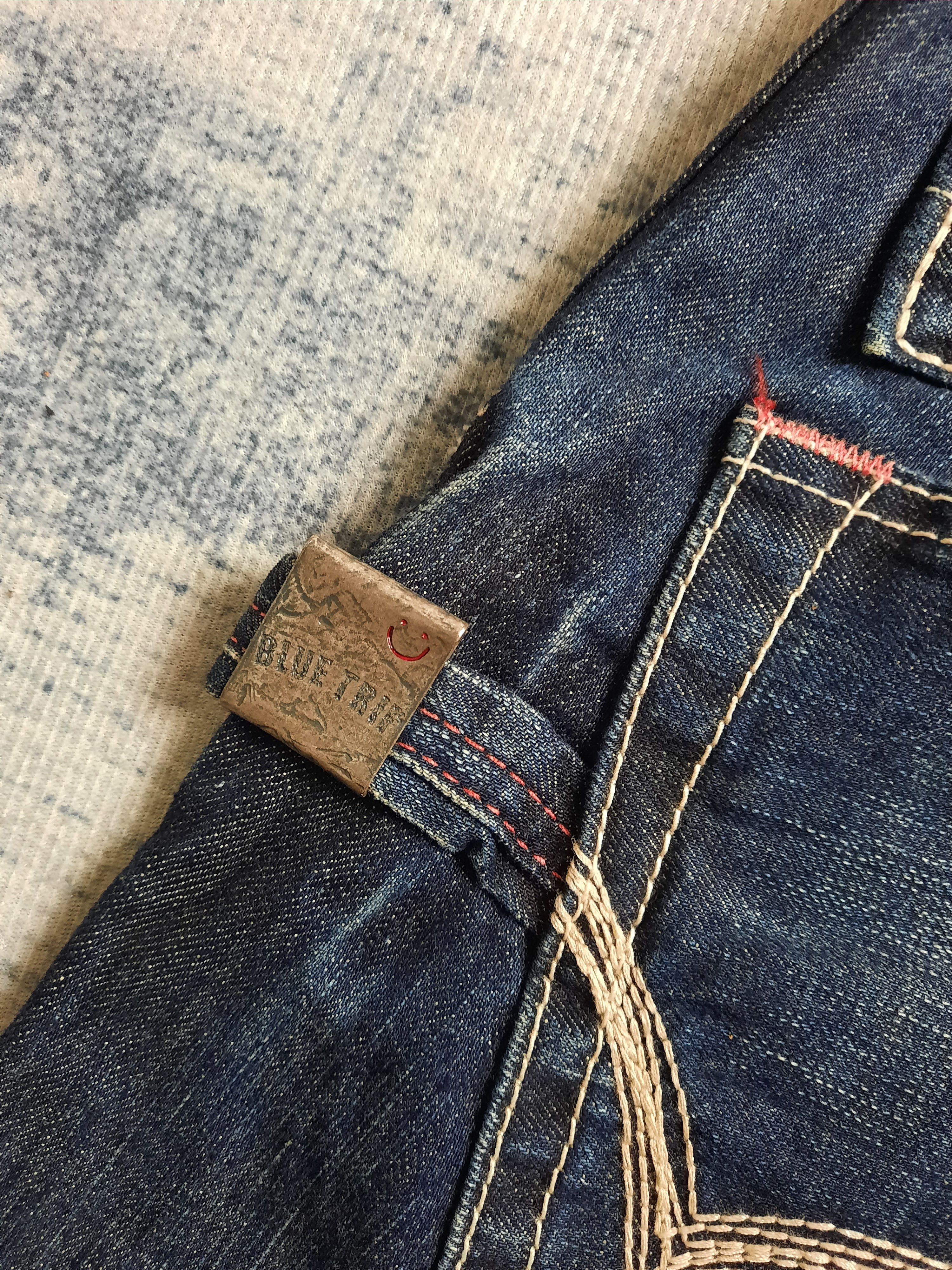 Japanese Brand 🔱 Edwin blue trip indigo stonewash carpenter denim pants Size US 32 / EU 48 - 6 Thumbnail