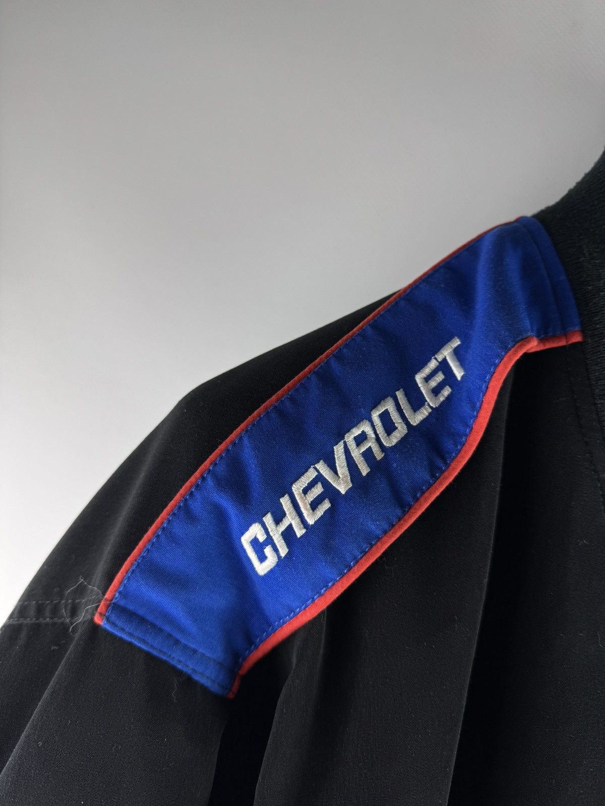 Chevrolet Vintage 90s Chevrolet Racing Bomber Zipper Jacket NASCAR Size US L / EU 52-54 / 3 - 4 Thumbnail