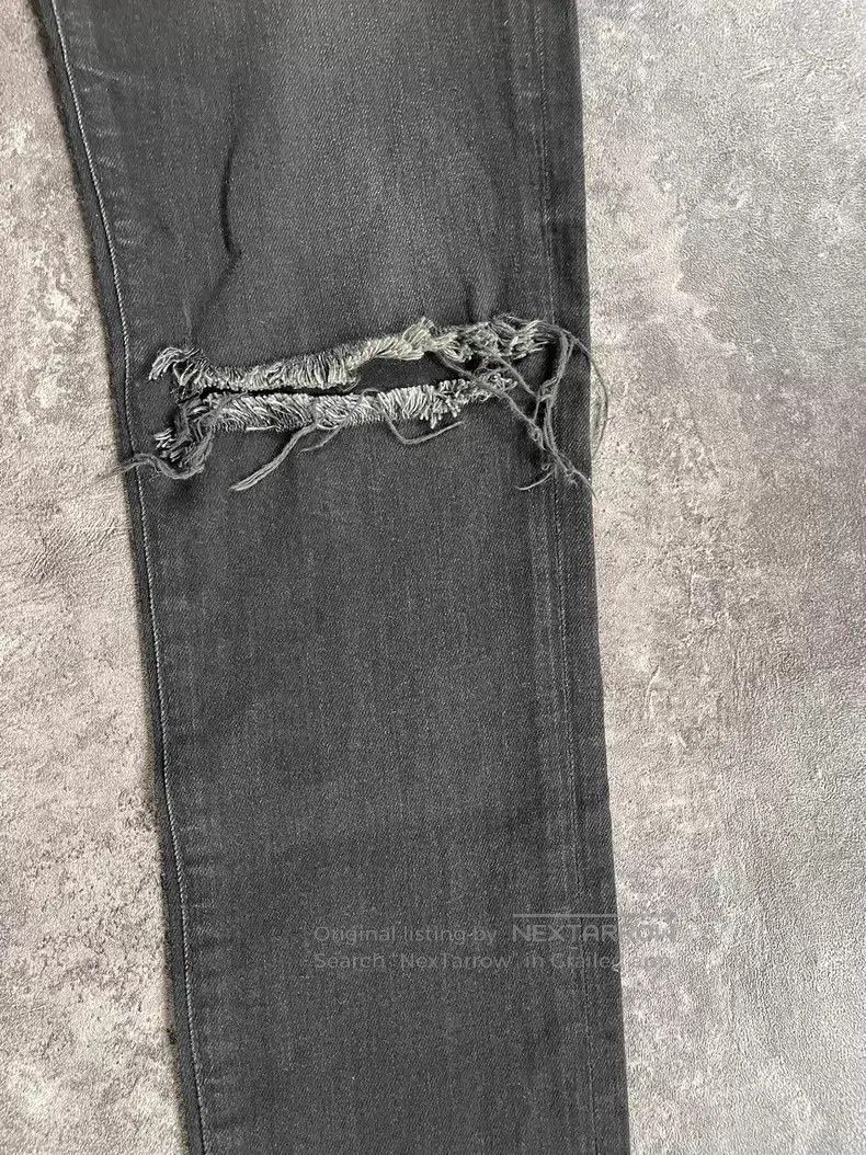 Saint Laurent Paris Saint Laurent Paris Double Knee Cut-out Destroyed Denim Pa Size US 30 / EU 46 - 5 Thumbnail