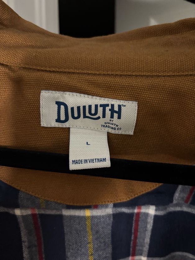Duluth Trading Company Duluth Trading Co Dark Tan Cotton Work Jacket Size Large Size US L / EU 52-54 / 3 - 4 Thumbnail