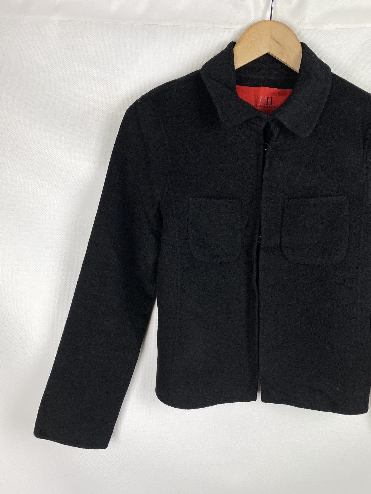 Carolina Herrera CH Carolina Herrera ladies wool cropped jacket size 6 Size M / US 6-8 / IT 42-44 - 2 Thumbnail