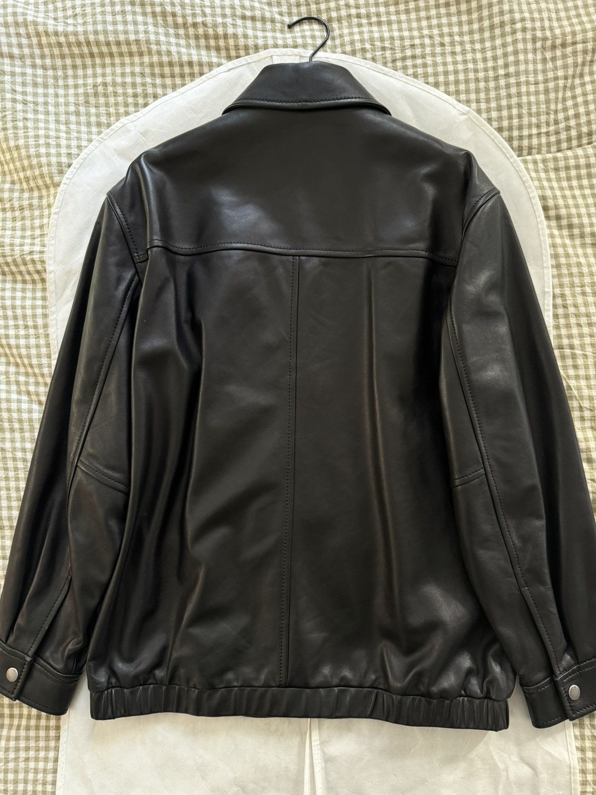 Coach Oversized Leather Jacket Size S / US 4 / IT 40 - 4 Thumbnail