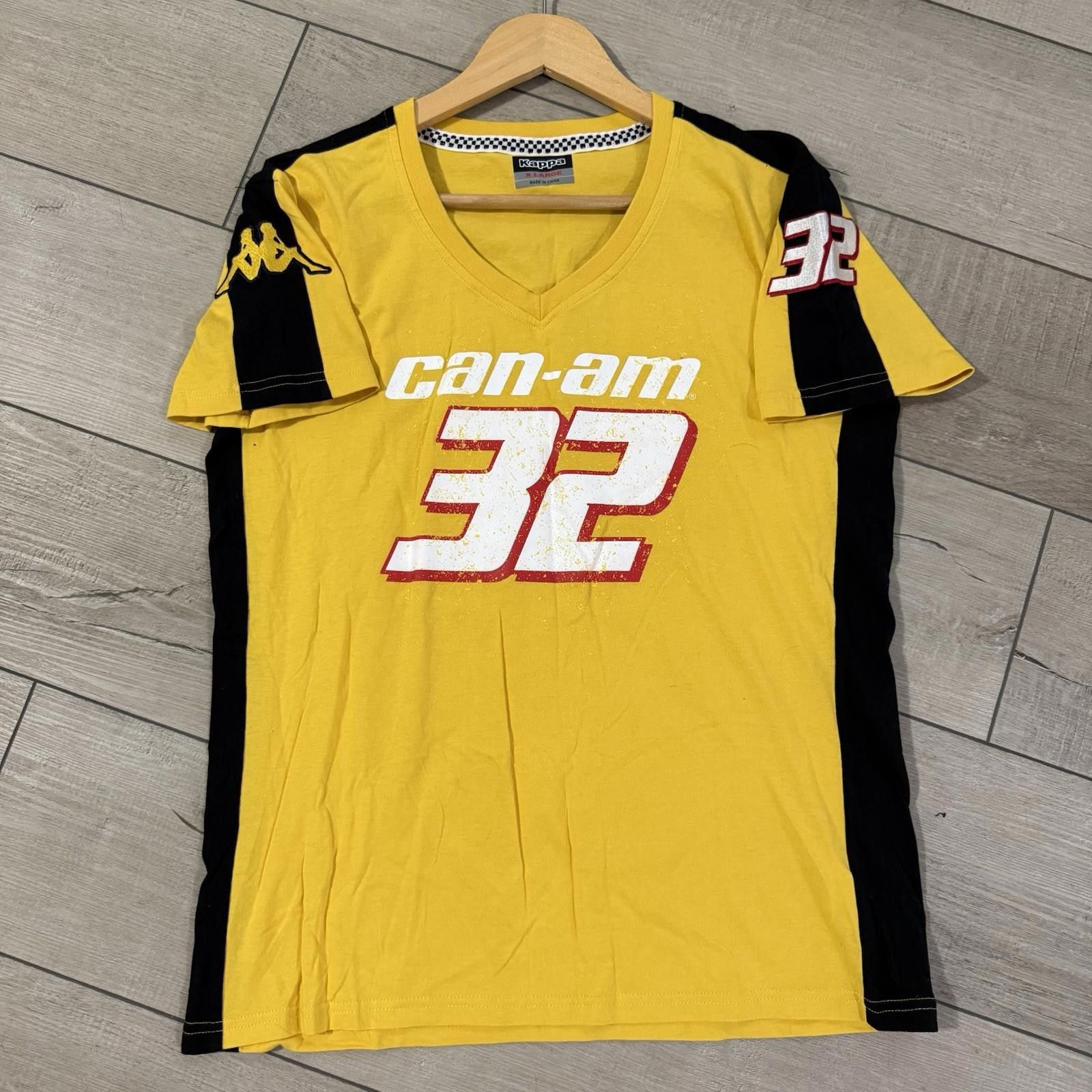 Kappa Kappa Can-Am 32 yellow racing graphic tee XL streetwear Y2K Size XL / US 12-14 / IT 48-50 - 2 Thumbnail