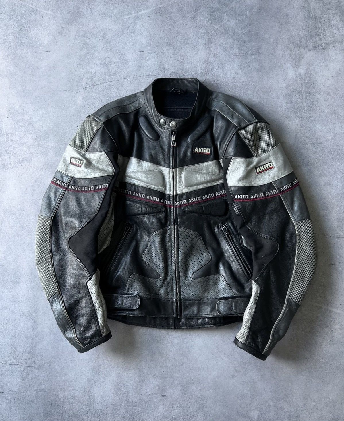 Vintage Akito Racing Jacket BodyGuard Ce-Protection