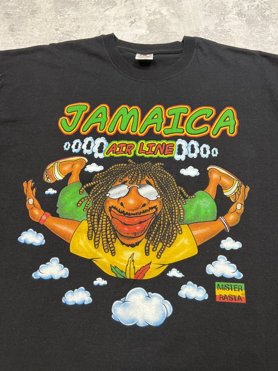 Band Tees Vintage Mister Rasta Jamaica Air Line T-Shirt Size US XL / EU 56 / 4 - 4 Thumbnail