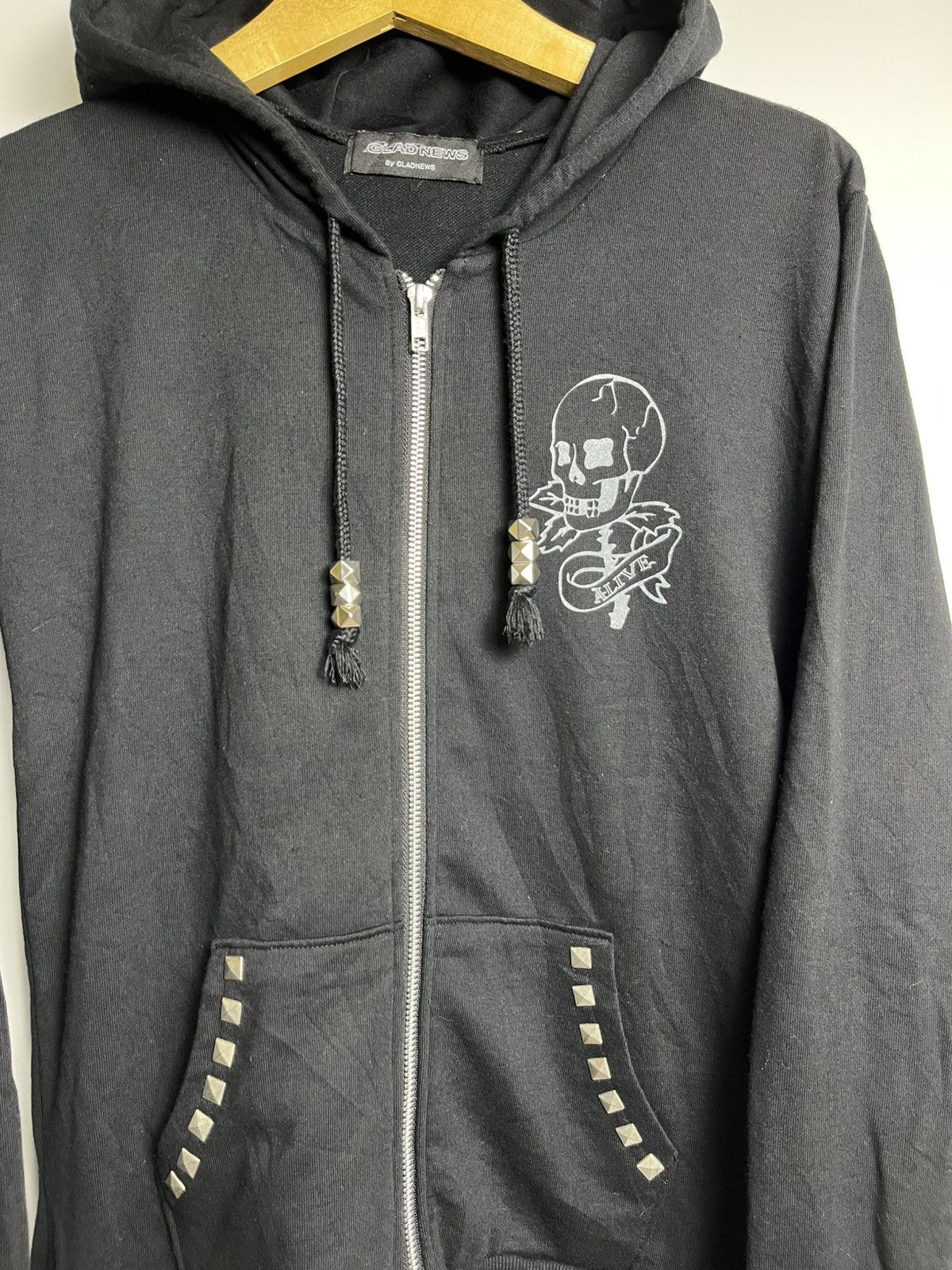 If Six Was Nine × Japanese Brand × KMRii Glad News Studded Bone Skull head Size US M / EU 48-50 / 2 - 3 Thumbnail