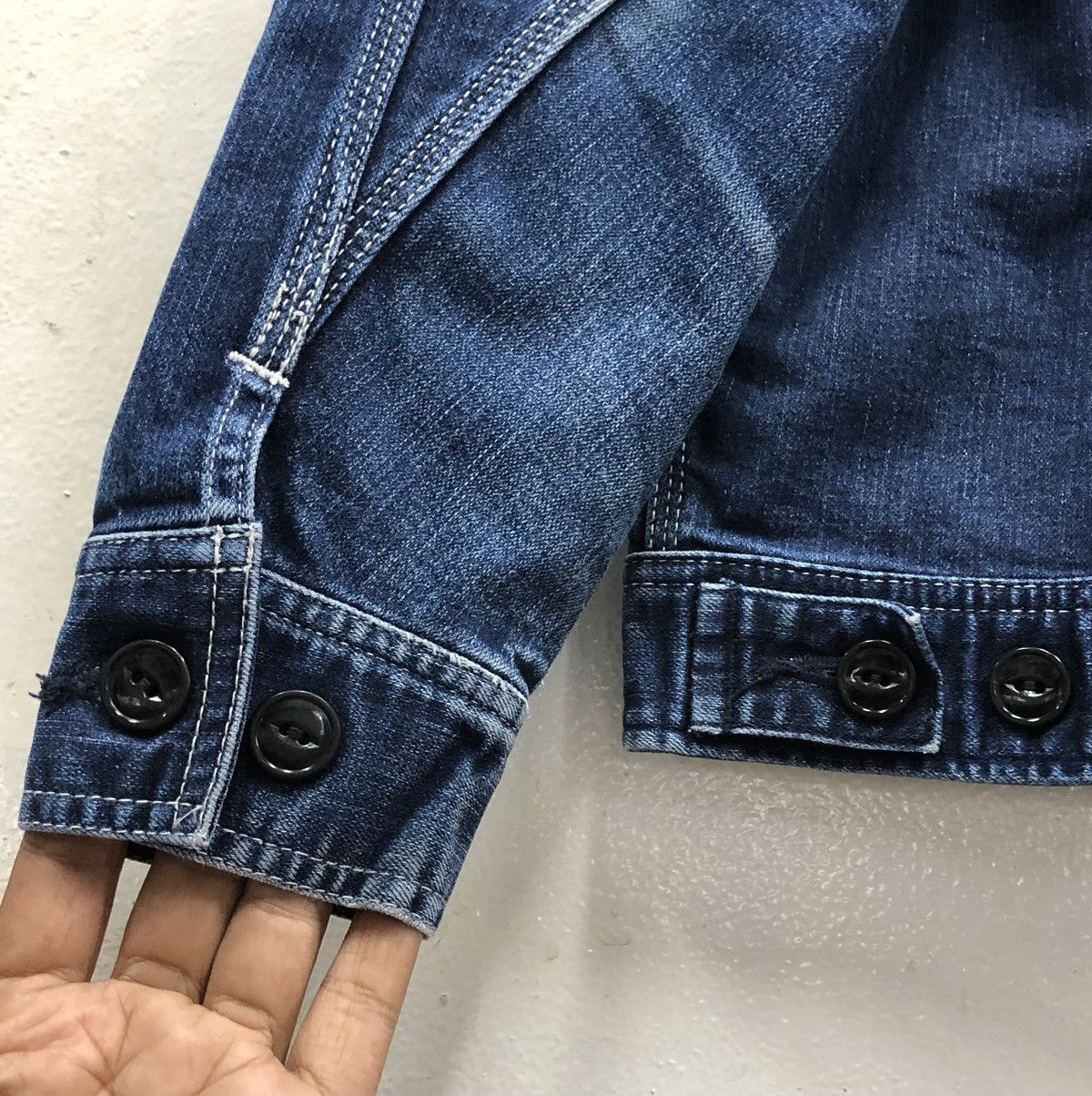 Lee Vintage 90s Lee Denim Workwear Union Made Jeans Women Jacket Size M / US 6-8 / IT 42-44 - 10 Thumbnail