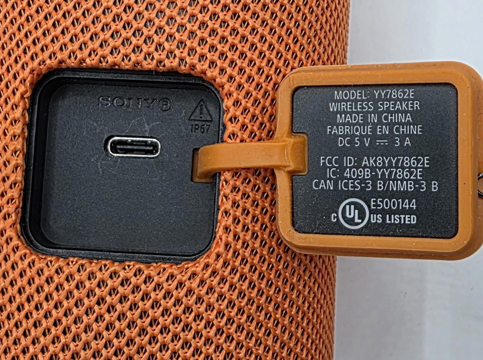 Sony Sony ULT FIELD 1 Bluetooth Wireless Portable Speaker Orange Size ONE SIZE - 2 Thumbnail
