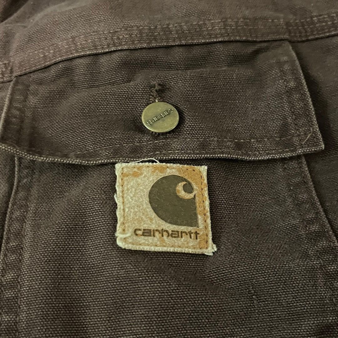 Carhartt VINTAGE Carhartt Quilted Lined Barn Chore Jacket Coat USA Size US XL / EU 56 / 4 - 3 Thumbnail