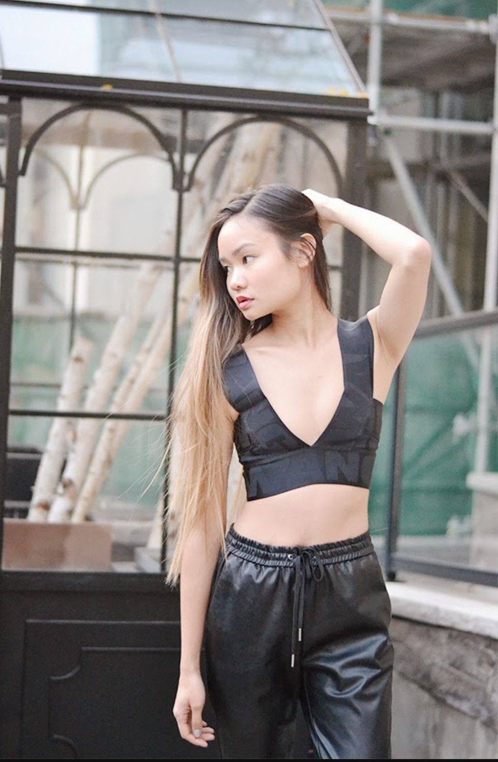 Alexander Wang × H&M Alexander Wang × H&M Bra Top Size XS / US 0-2 / IT 36-38 - 4 Thumbnail