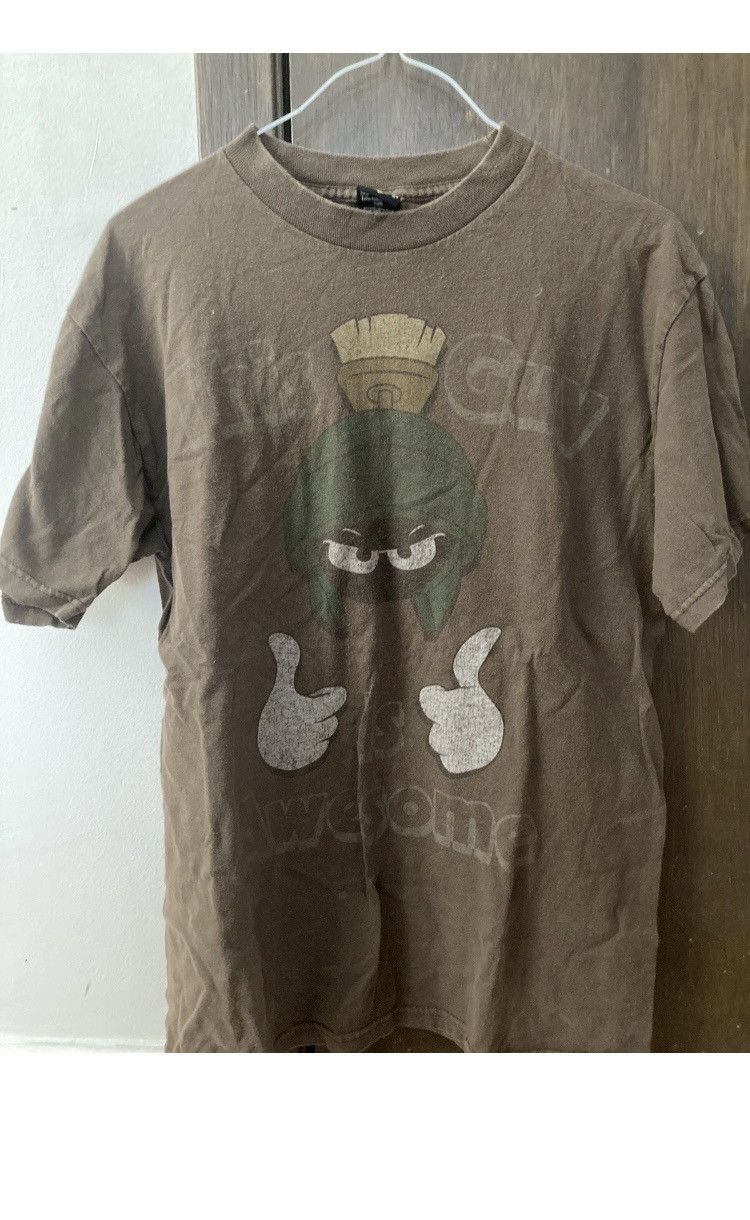 Other Vtg 90s Looney Tunes Marvin the Martian Brown Tee Size US M / EU 48-50 / 2 - 1 Thumbnail