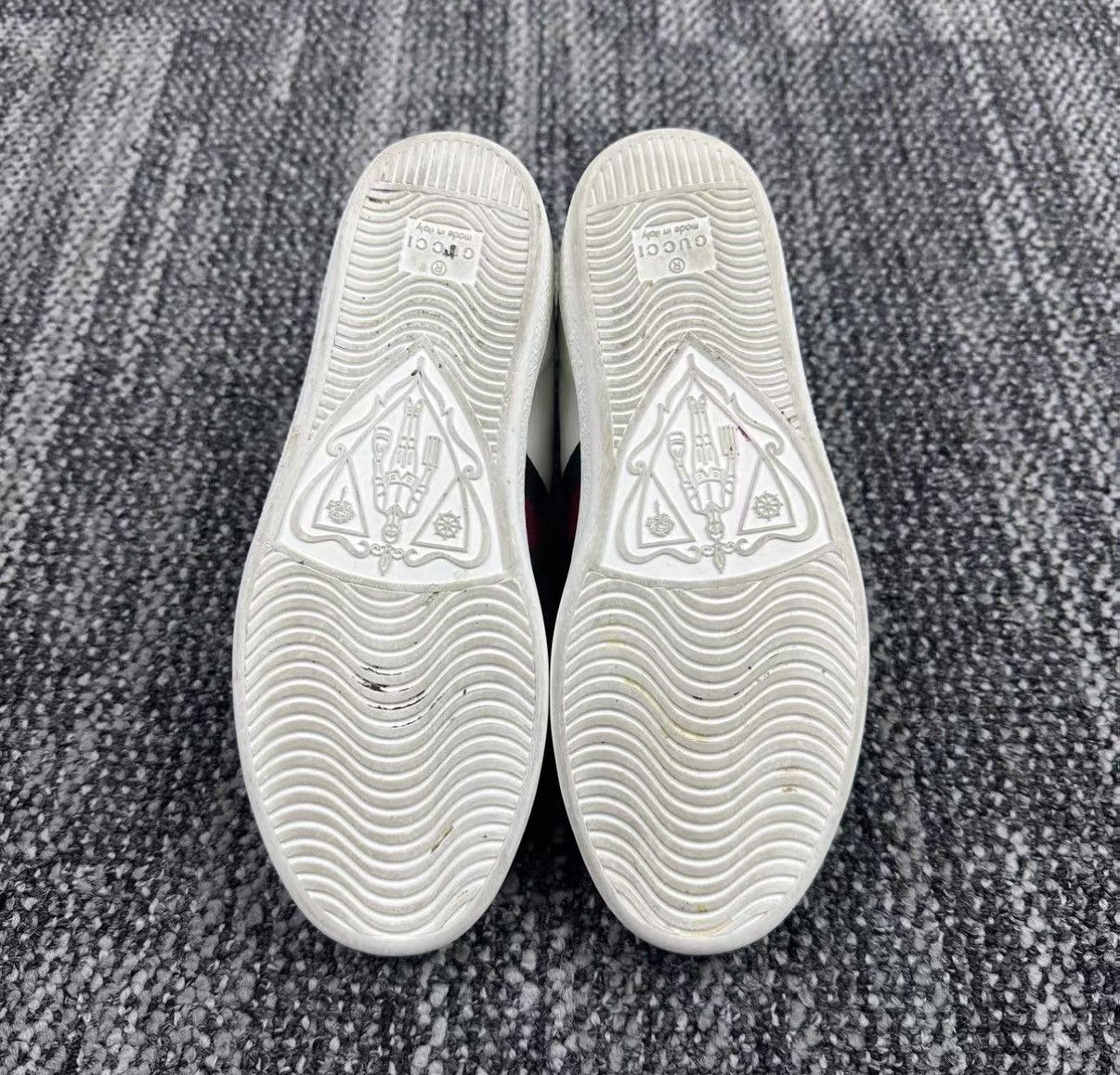 Gucci Gucci ACE Heart White Sneakers J42 Size US 4 / IT 34 - 6 Thumbnail