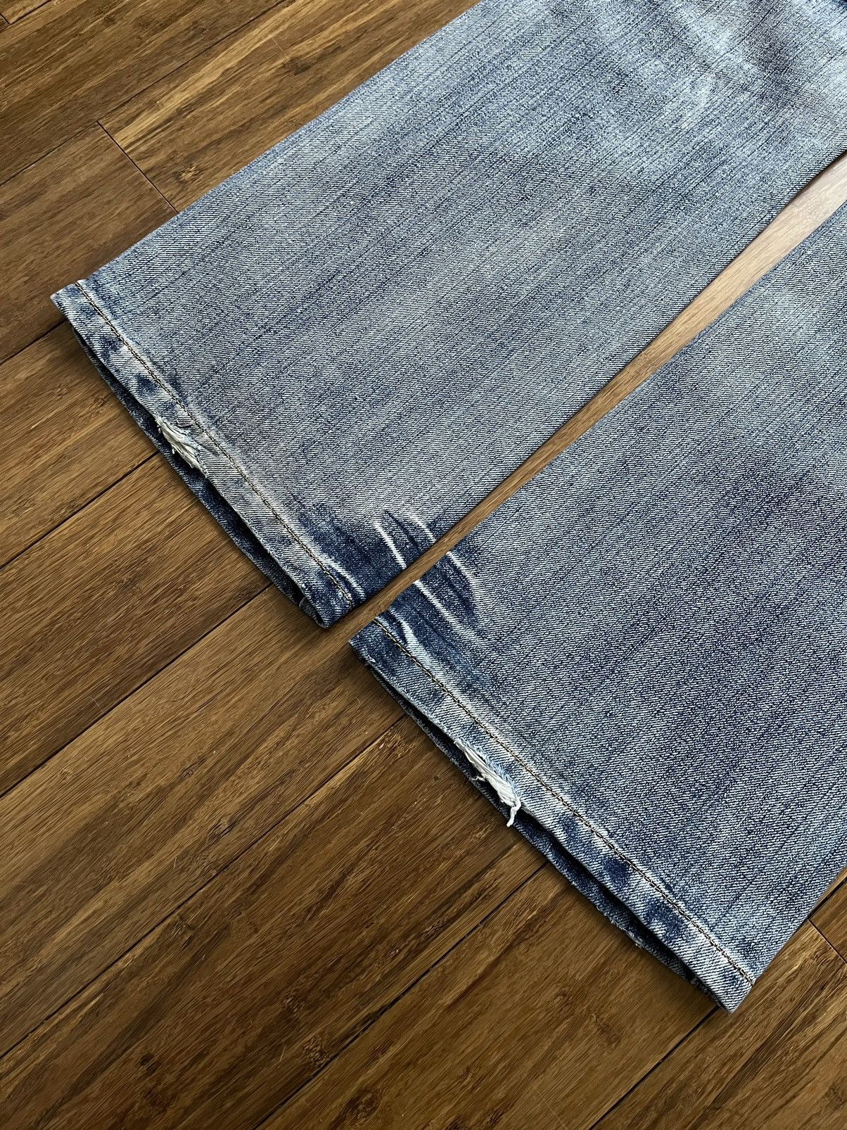 Japanese Brand VINTAGE WIDE LEG JEANS Y2K Size US 33 - 13 Thumbnail