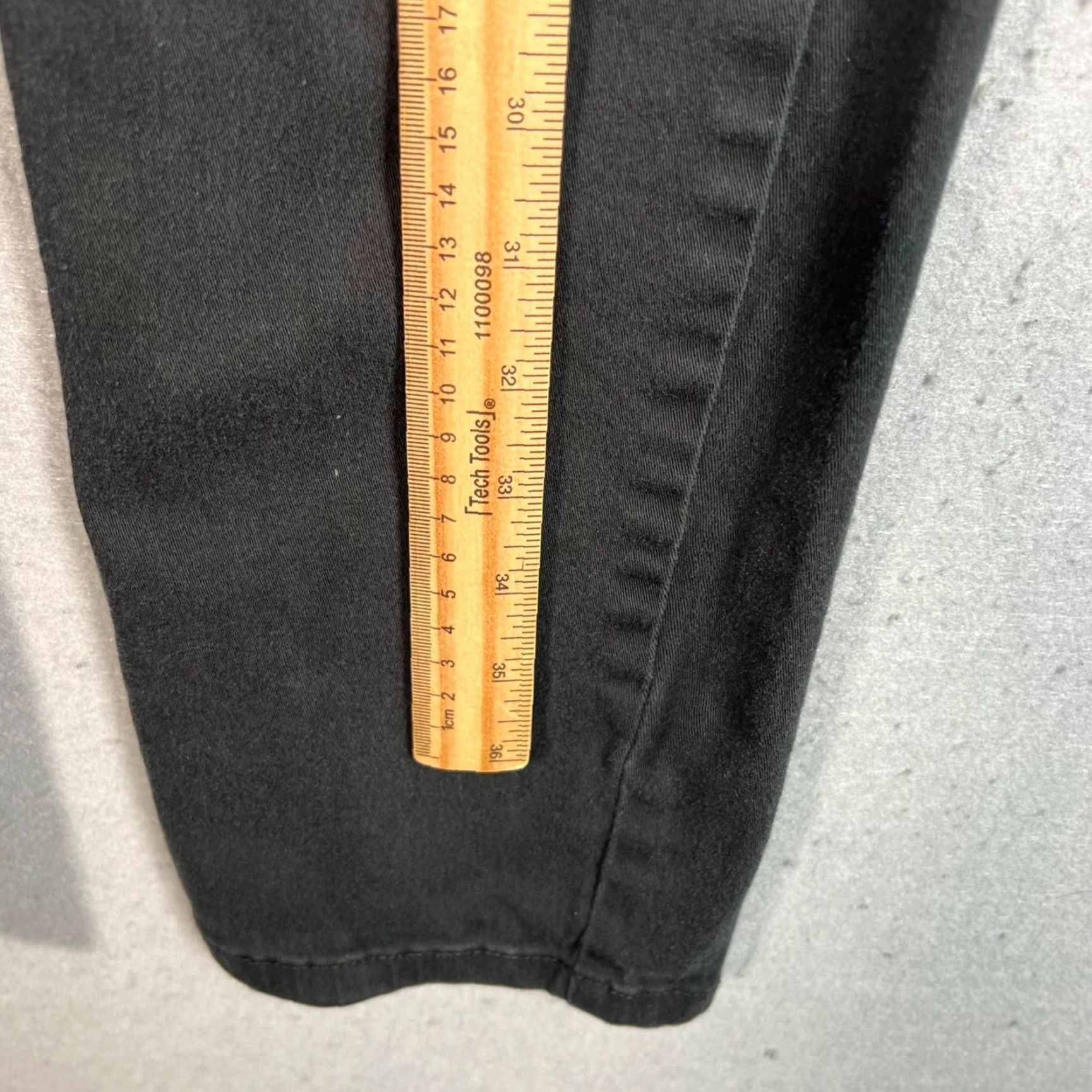 Rsq RSQ Jeans Mens 32 x 32 Skinny Fit Black Chino Pants Cotton Blend Jeans Skinny Fit 32 Black Chino RSQ Mens Pants Size 24" / US 00 / IT 34 - 6 Thumbnail