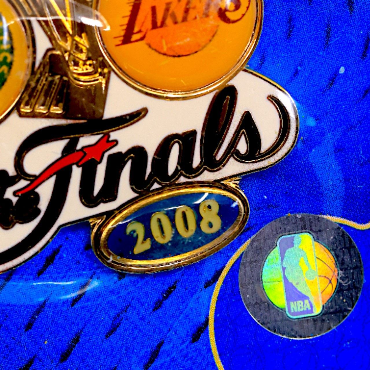 NBA NBA Finals 2008 Finals Pin Boston Celtics Los Angeles Lakers Size ONE SIZE - 5 Thumbnail