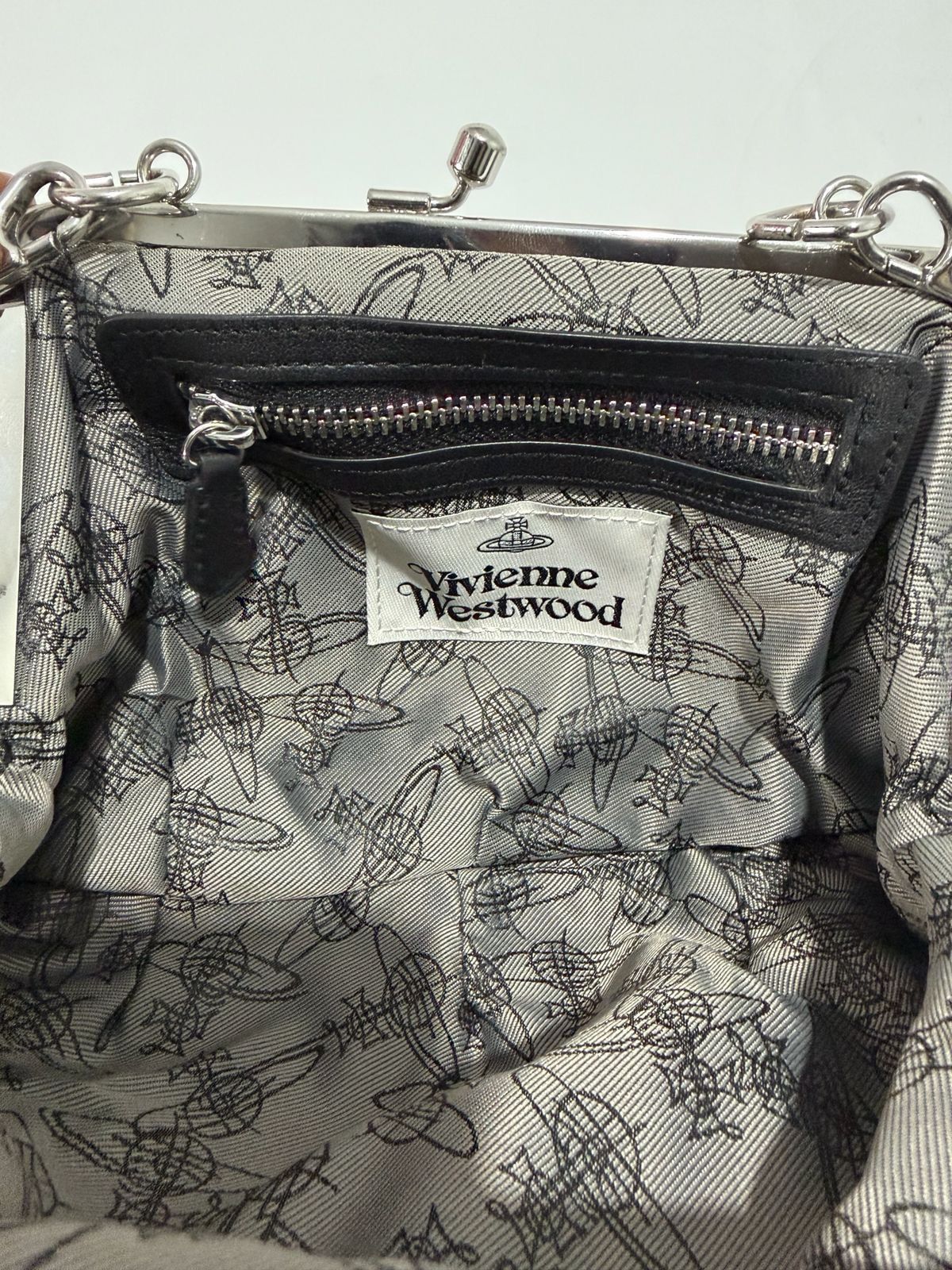 Vivienne Westwood VIVIENNE WESTWOOD GRANNY FRAME PURSE LEATHER BLACK Size ONE SIZE - 5 Thumbnail