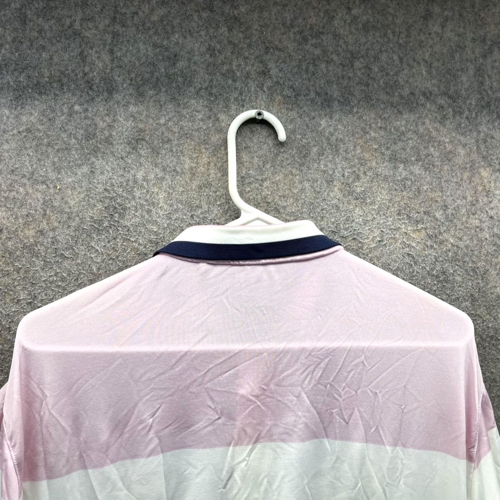 Puma Puma Polo Shirt Mens Medium Colorblock Pink White Navy Golf Performance Casual Size US M / EU 48-50 / 2 - 6 Thumbnail