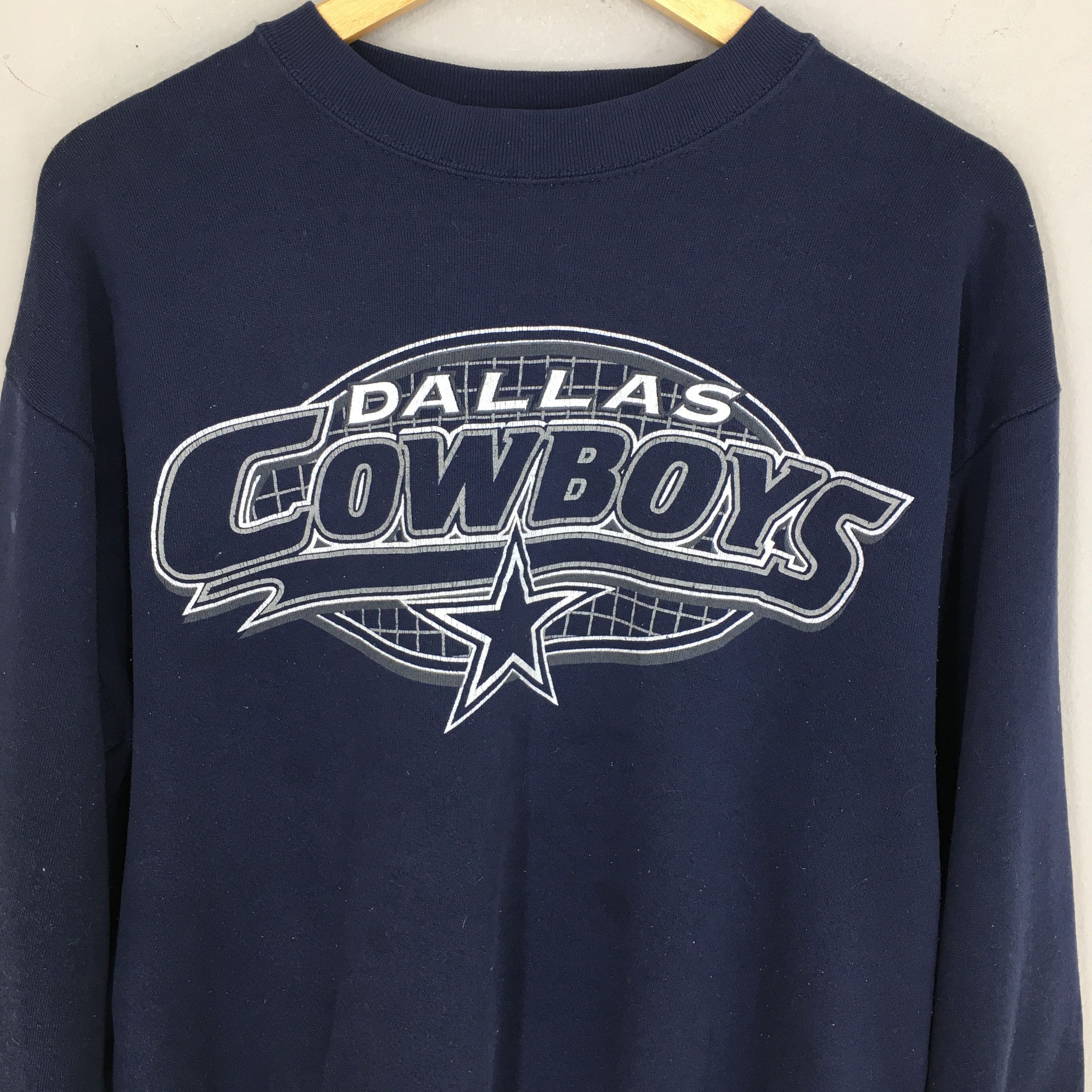 NFL Vintage Dallas Cowboys NFL Rugby Sweatshirt Large Size US L / EU 52-54 / 3 - 2 Thumbnail