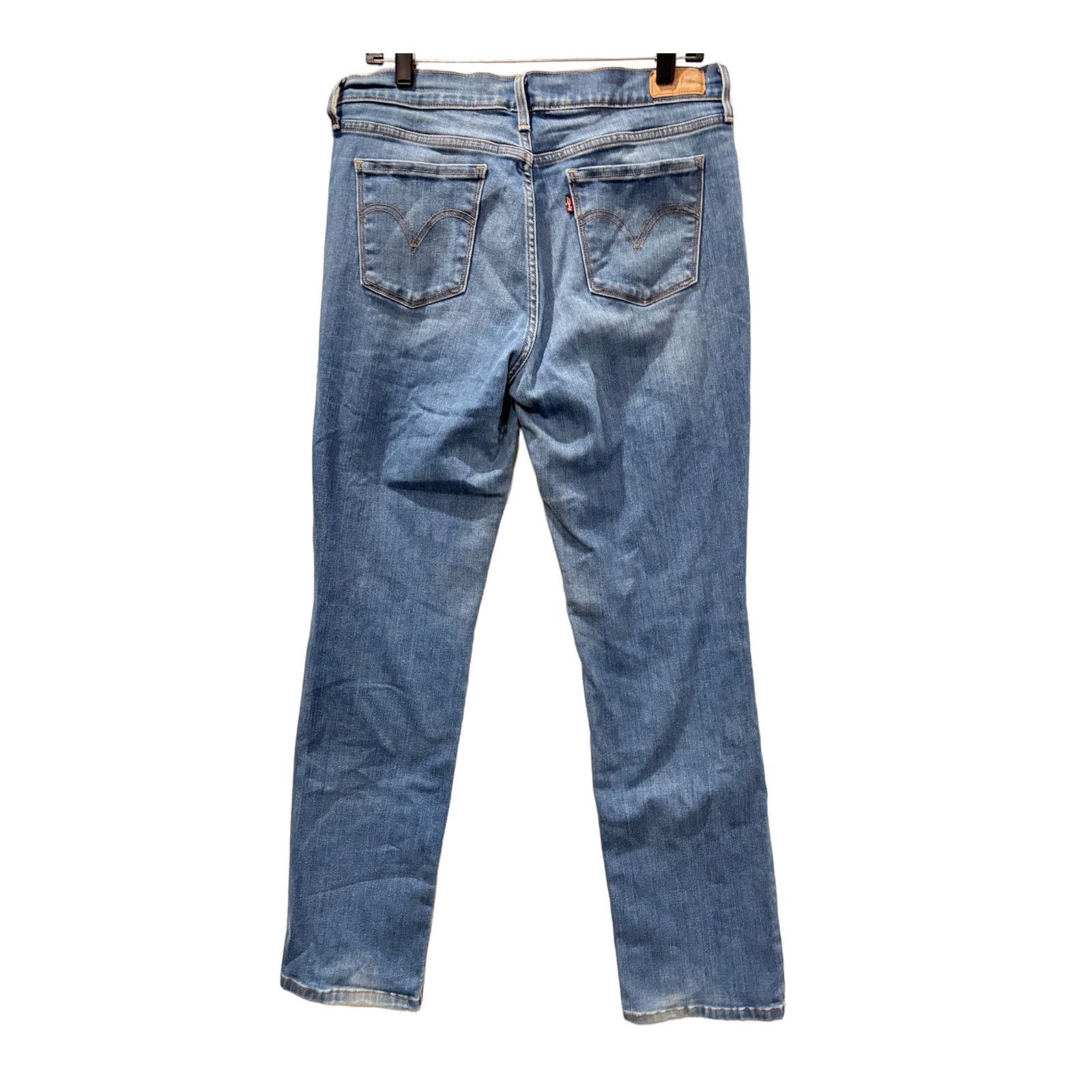 Levi's LEVI'S Women's Medium Wash 505 Straight Leg Jeans Sz 12 Size 34" / US 12 / IT 48 - 3 Thumbnail