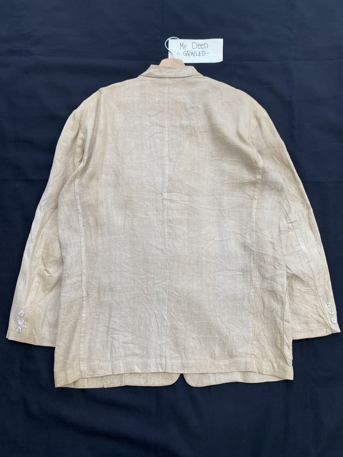 Yohji Yamamoto Rare Y's for men Linen Jacket/Blazer Size US M / EU 48-50 / 2 - 21 Thumbnail