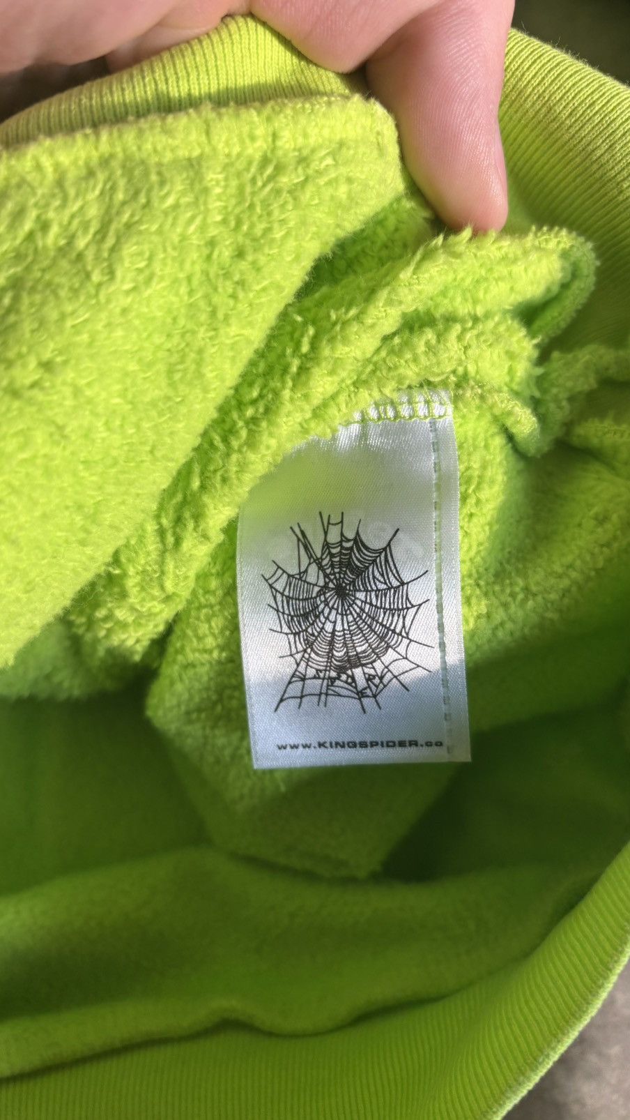 Sp5der Neon sp5der hoodie Size US L / EU 52-54 / 3 - 4 Thumbnail