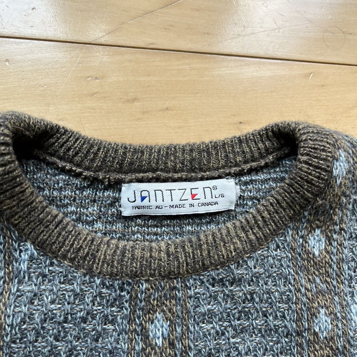 Vintage Brown Vintage knit sweater Size US L / EU 52-54 / 3 - 7 Thumbnail