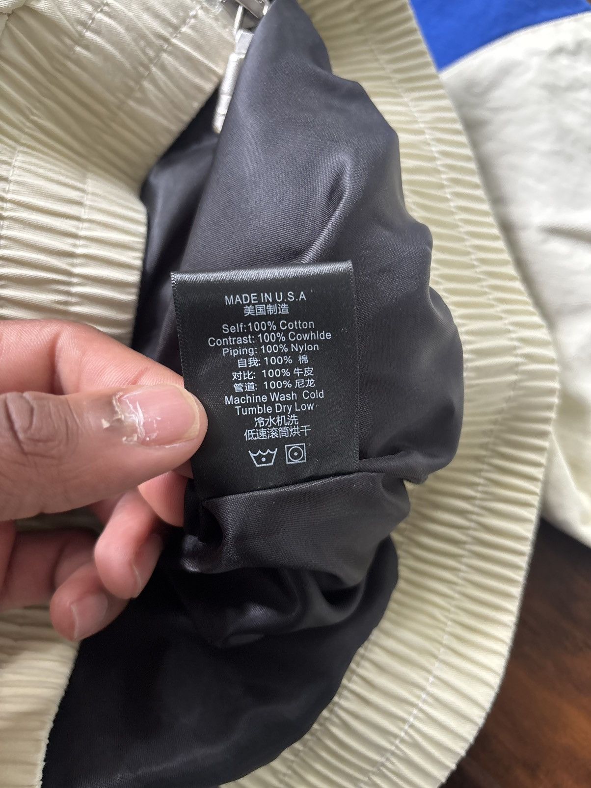 Rhude palm logo colorblock flight jacket Size US M / EU 48-50 / 2 - 5 Thumbnail