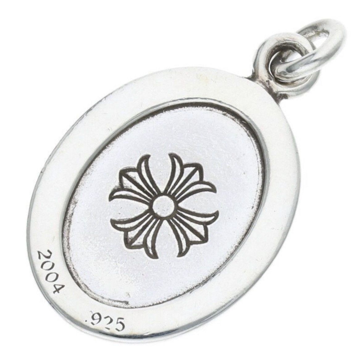 Chrome Hearts Chrome Hearts Angel Medal Oval Silver Necklace Size ONE SIZE - 2 Thumbnail