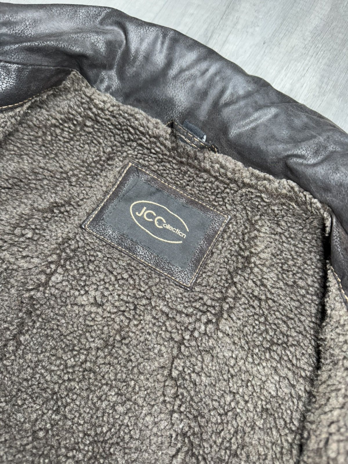 Genuine Leather × Vintage Vintagge leather jacket L avant garde retro Size US L / EU 52-54 / 3 - 8 Thumbnail