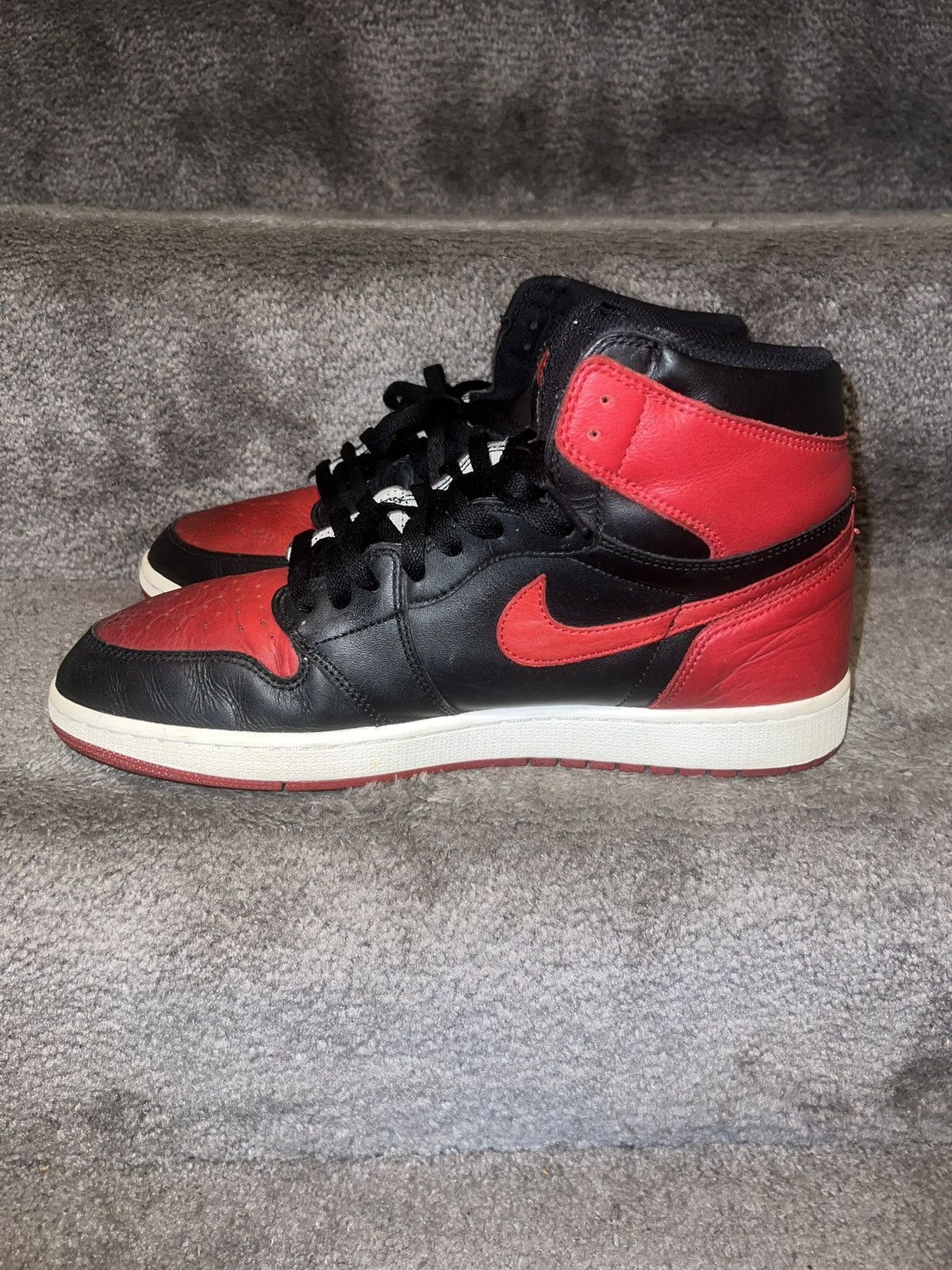 Jordan Brand Jordan 1 Retro Bred/Banned (2016) Size US 12.5 / EU 45-46 - 6 Thumbnail