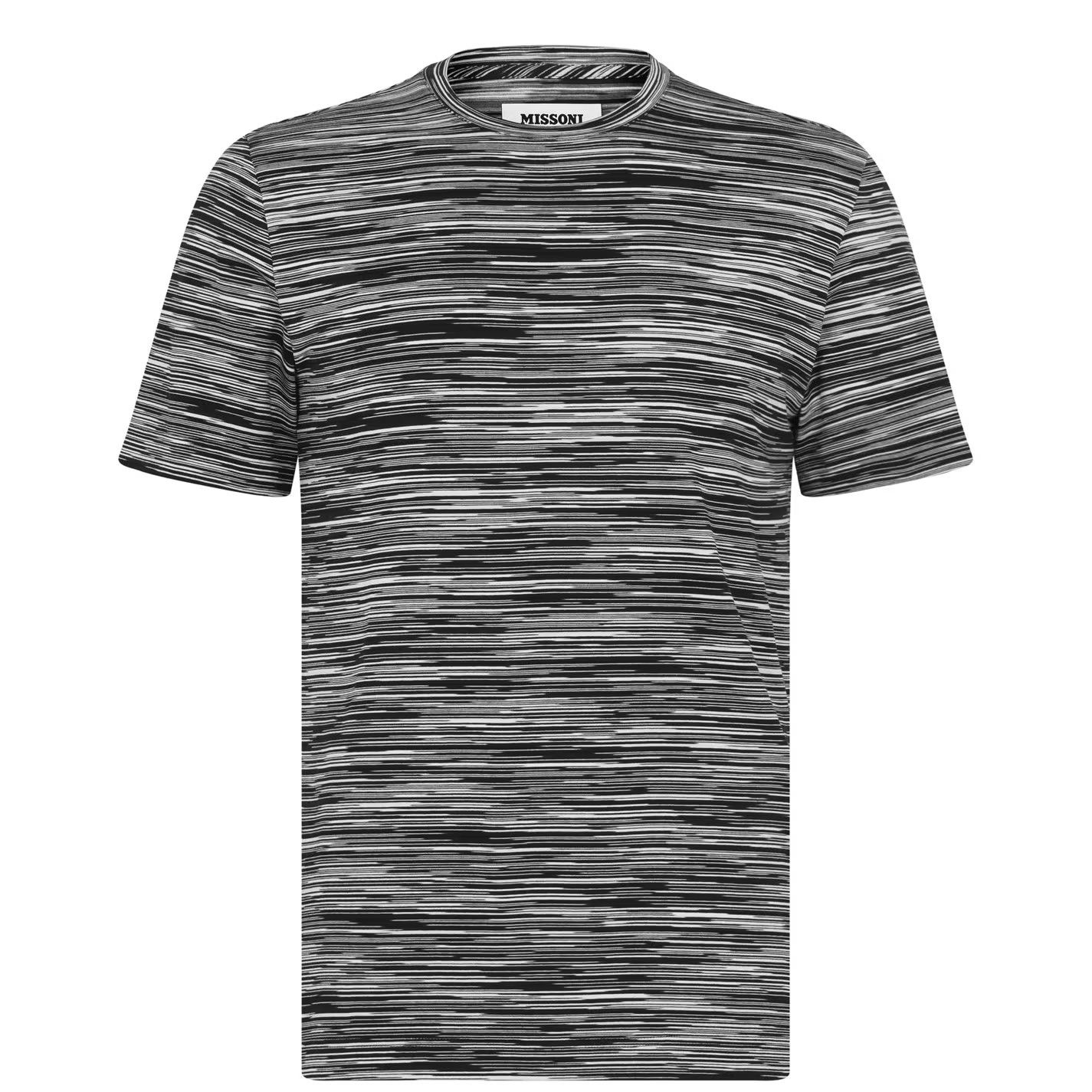 Missoni o1g2r1mq0426 Broken Stripe T Shirt in Multicolor Size US L / EU 52-54 / 3 - 1 Thumbnail