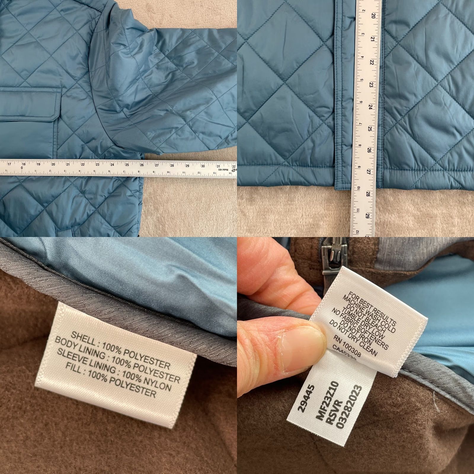 Peter Millar Peter Millar Norfolk Quilted Bomber Jacket Men 2XL RSVR Blue Classic NWT 50 Size US XXL / EU 58 / 5 - 8 Thumbnail