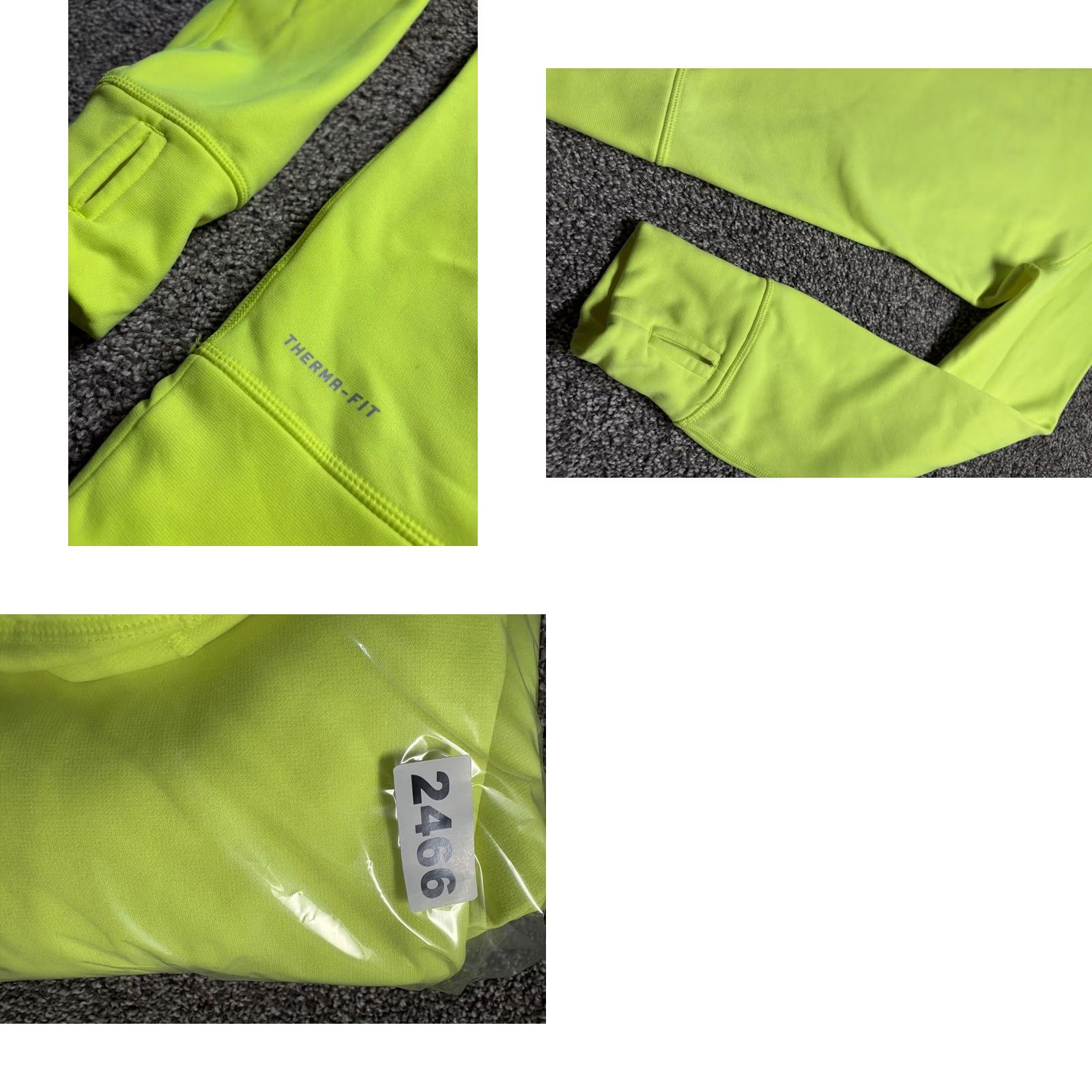 Nike Nike Therma Fit Hoodie Mens XL Bright Yellow Neon Athletic Thumbholes Hoodie Mens XL Yellow Neon Olympic? Size US XL / EU 56 / 4 - 9 Thumbnail