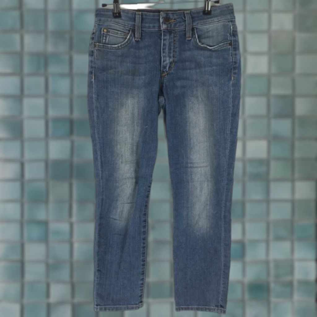 Vintage Joes Jeans Jeans Womens Cropped Denim Blue Medium Wash Stretch Size 26 Size 26" / US 2 / IT 38 - 1 Thumbnail