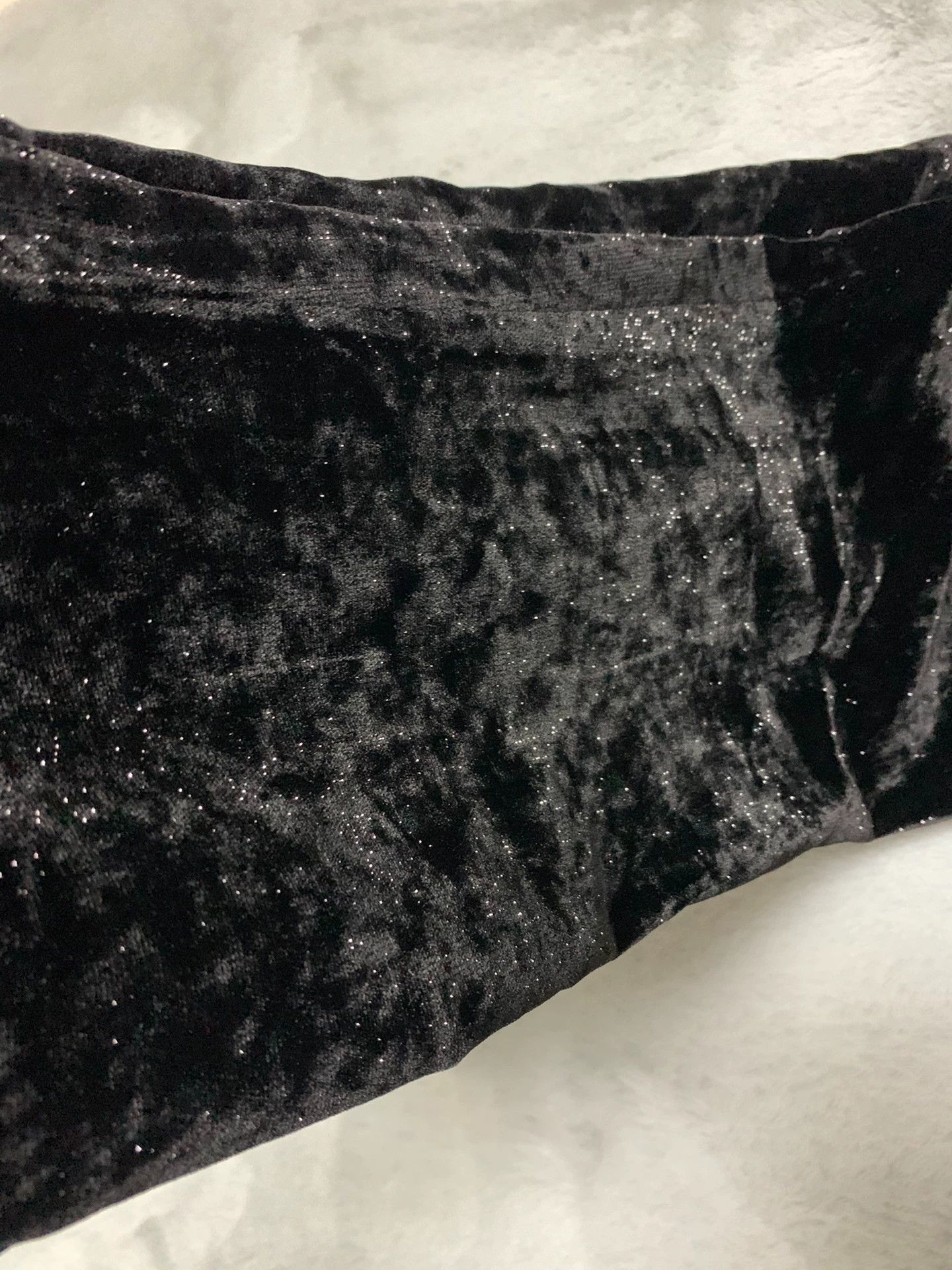 Saint Laurent Paris SLP 22FW Poster Black Stardust Sequin Velvet Trousers Size US 30 / EU 46 - 7 Thumbnail