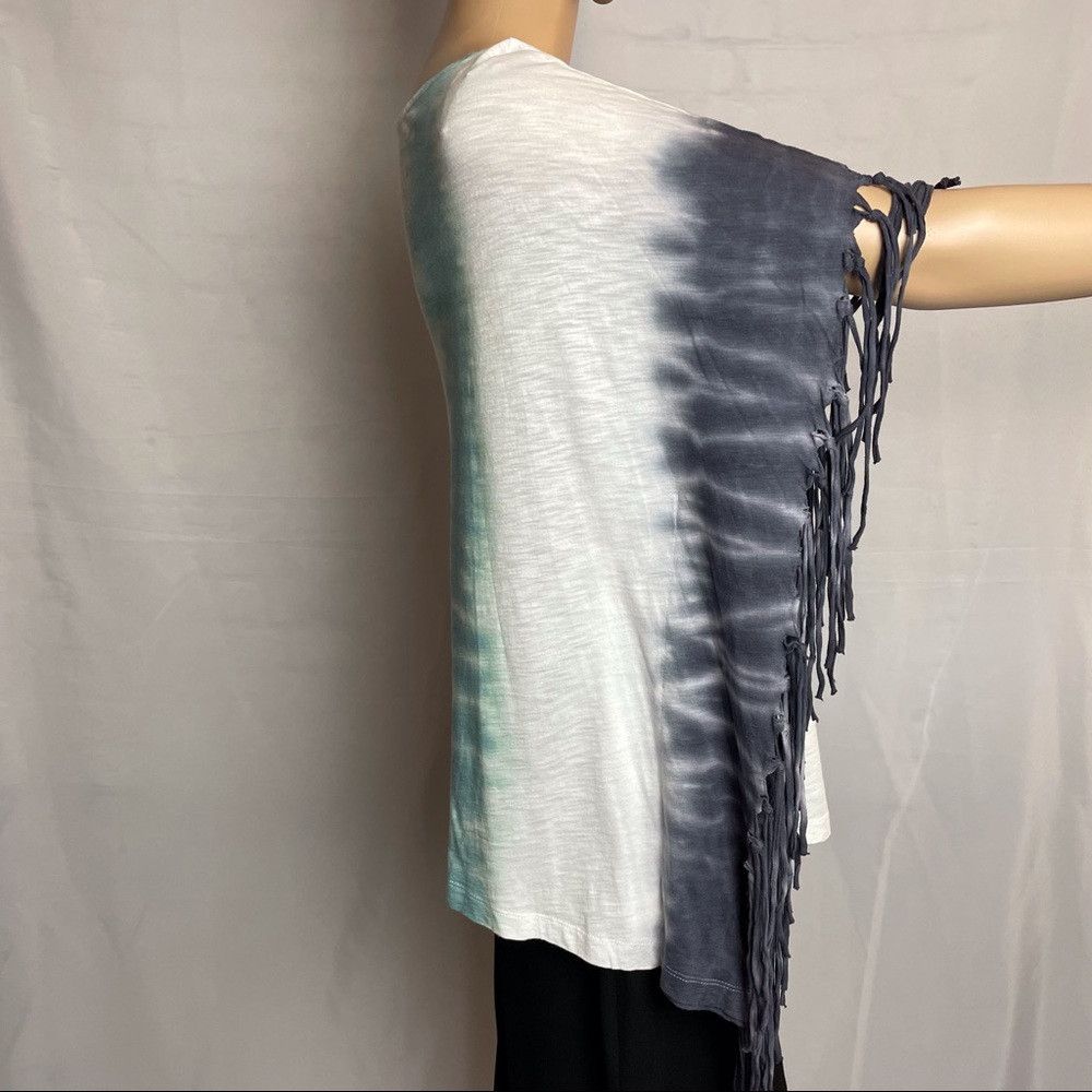 Free People NWT New $88 Free People Movement Fringe Top Poncho Tie Dye Size M / US 6-8 / IT 42-44 - 4 Thumbnail