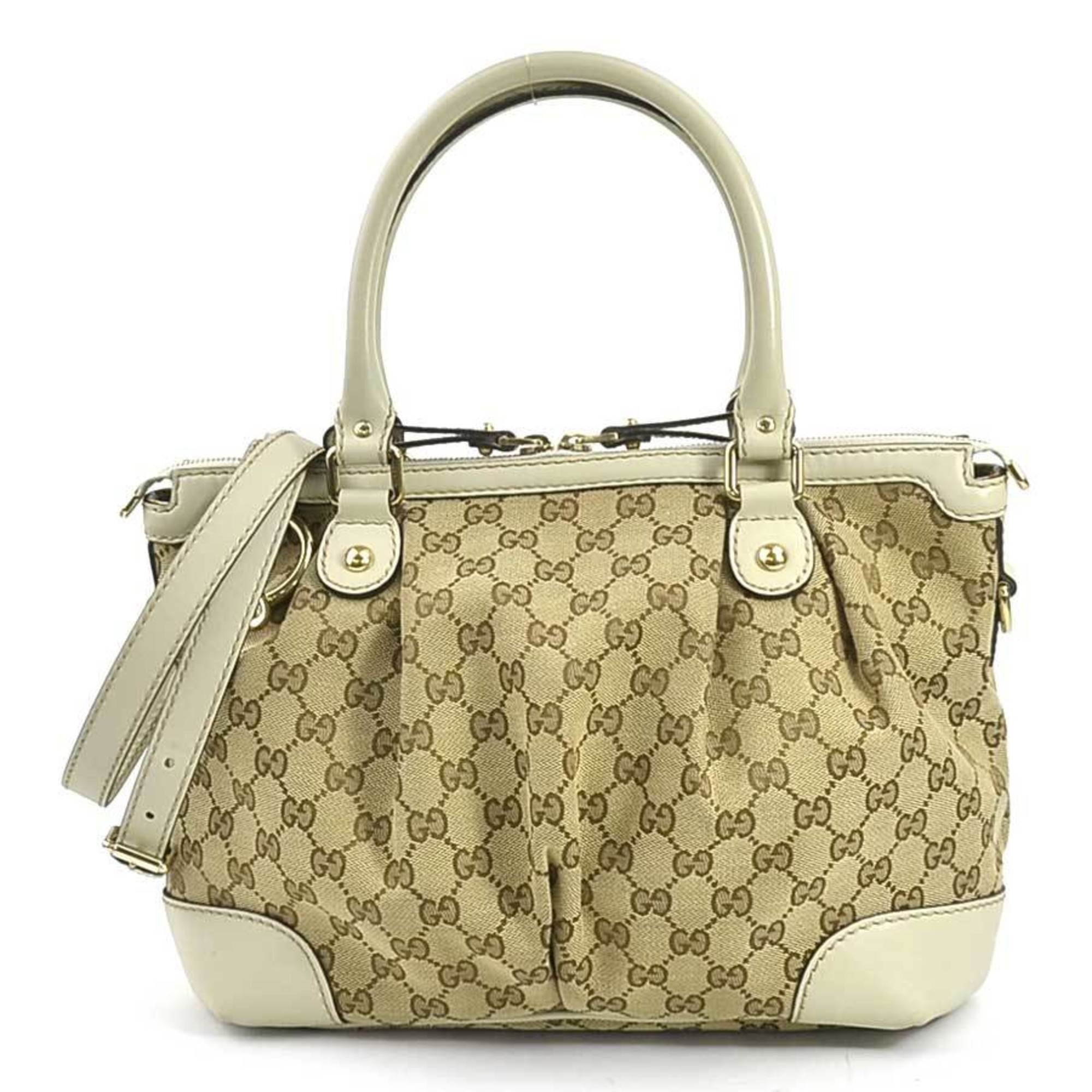 image of Gucci Handbag Shoulder Bag GG Canvas Sookie Canvas/leather Beige Ladies 247902, Women's