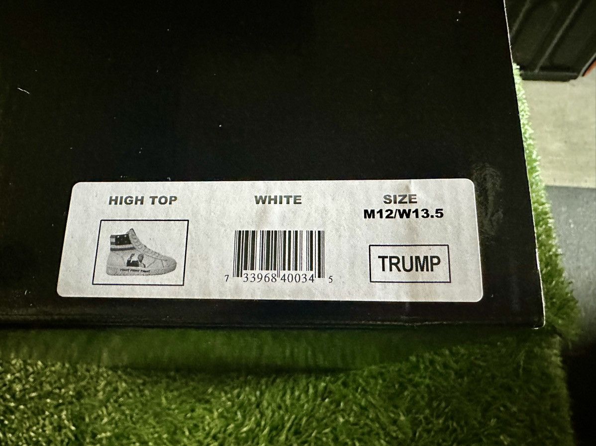Donald Trump Trump Sneakers FIGHT FIGHT FIGHT High-Tops Sz 12 Rdy 2 Ship! Size US 12 / EU 45 - 4 Thumbnail