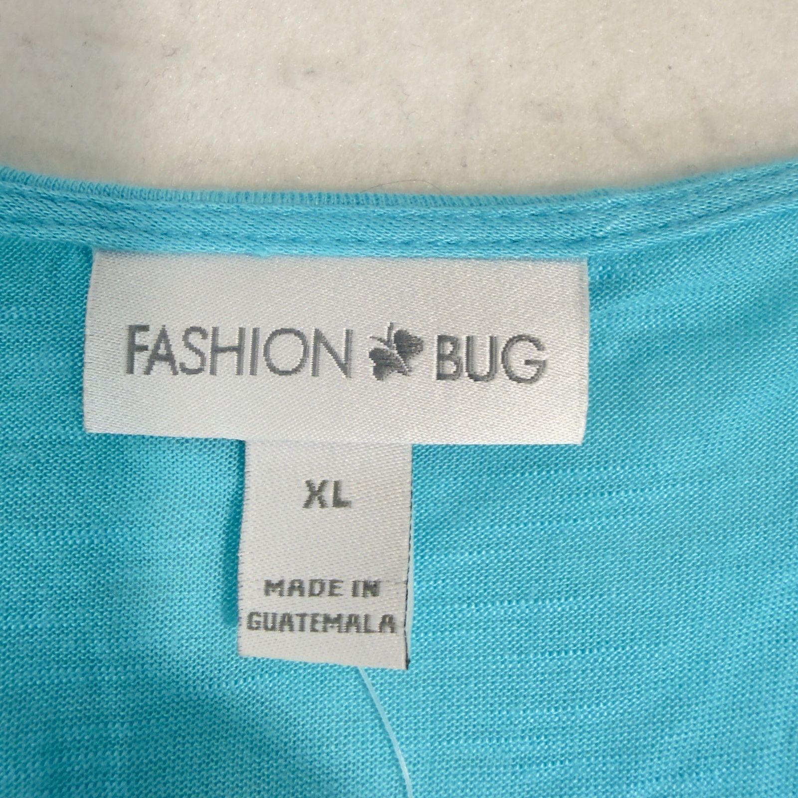 Other Fashion Bug Scoop Neck Top Woman's XL Crocheted Jeweled Neck Size XL / US 12-14 / IT 48-50 - 2 Thumbnail