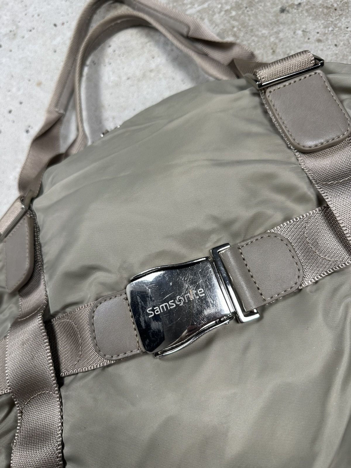 Samsonite Samsonite Nylon Beige Hand Bag Size ONE SIZE - 3 Thumbnail