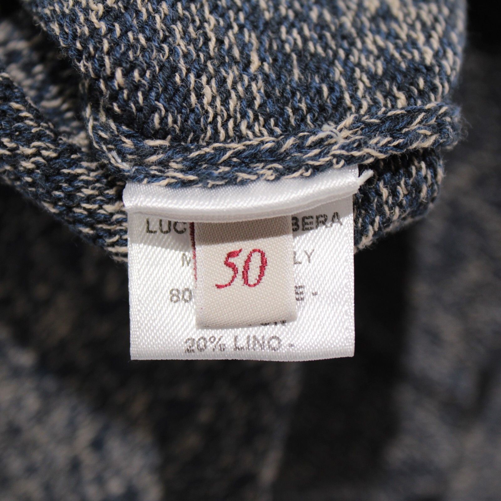 Luciano Barbera Luciano Barbera Sweater Size US M in Blue Size US M / EU 48-50 / 2 - 8 Thumbnail