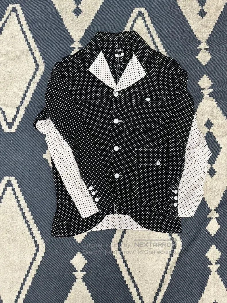 Comme des Garcons Comme des Garcons Black White Blazer Jacket . Size US M / EU 48-50 / 2 - 3 Thumbnail