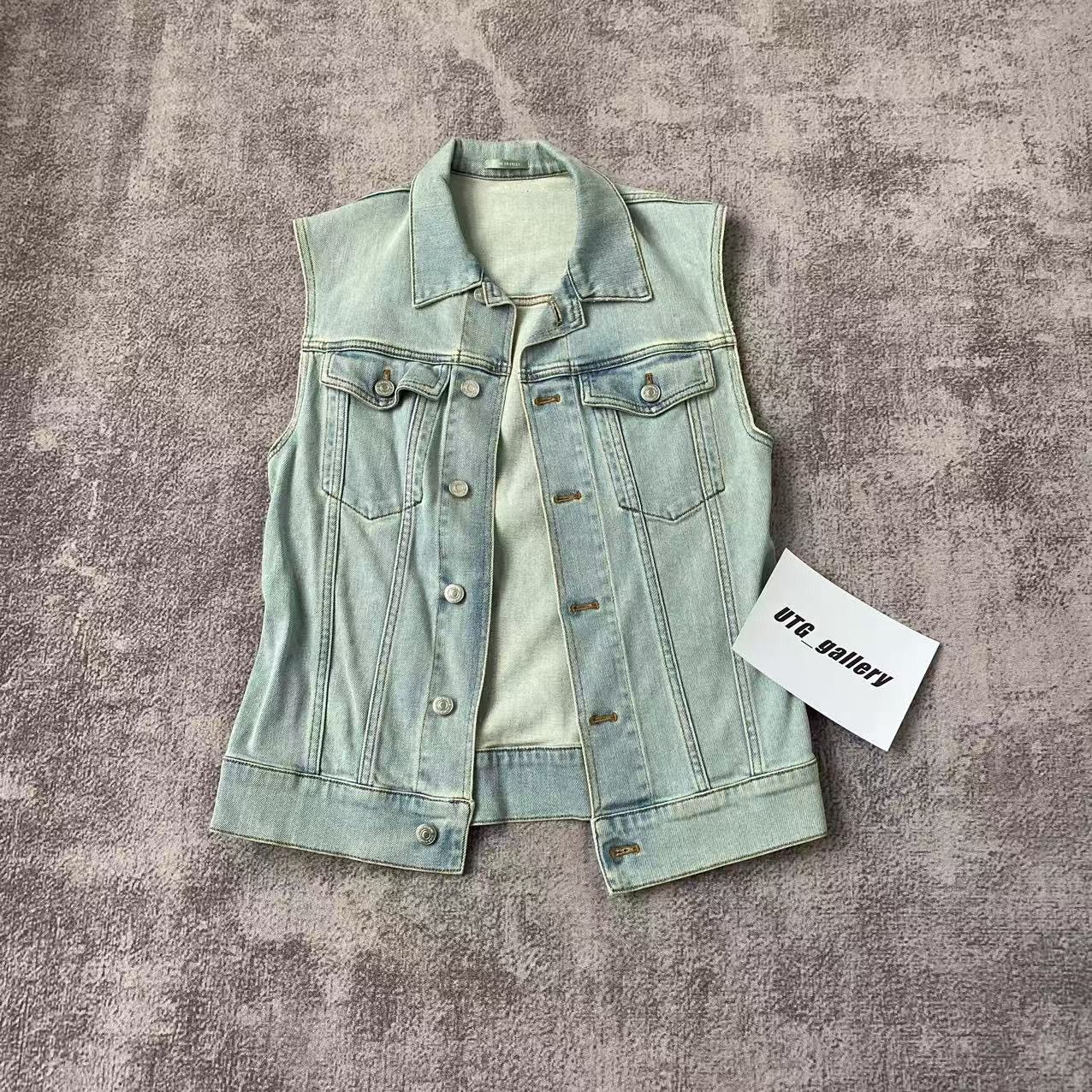 Dior Homme Denim Vest by Hedi Slimane