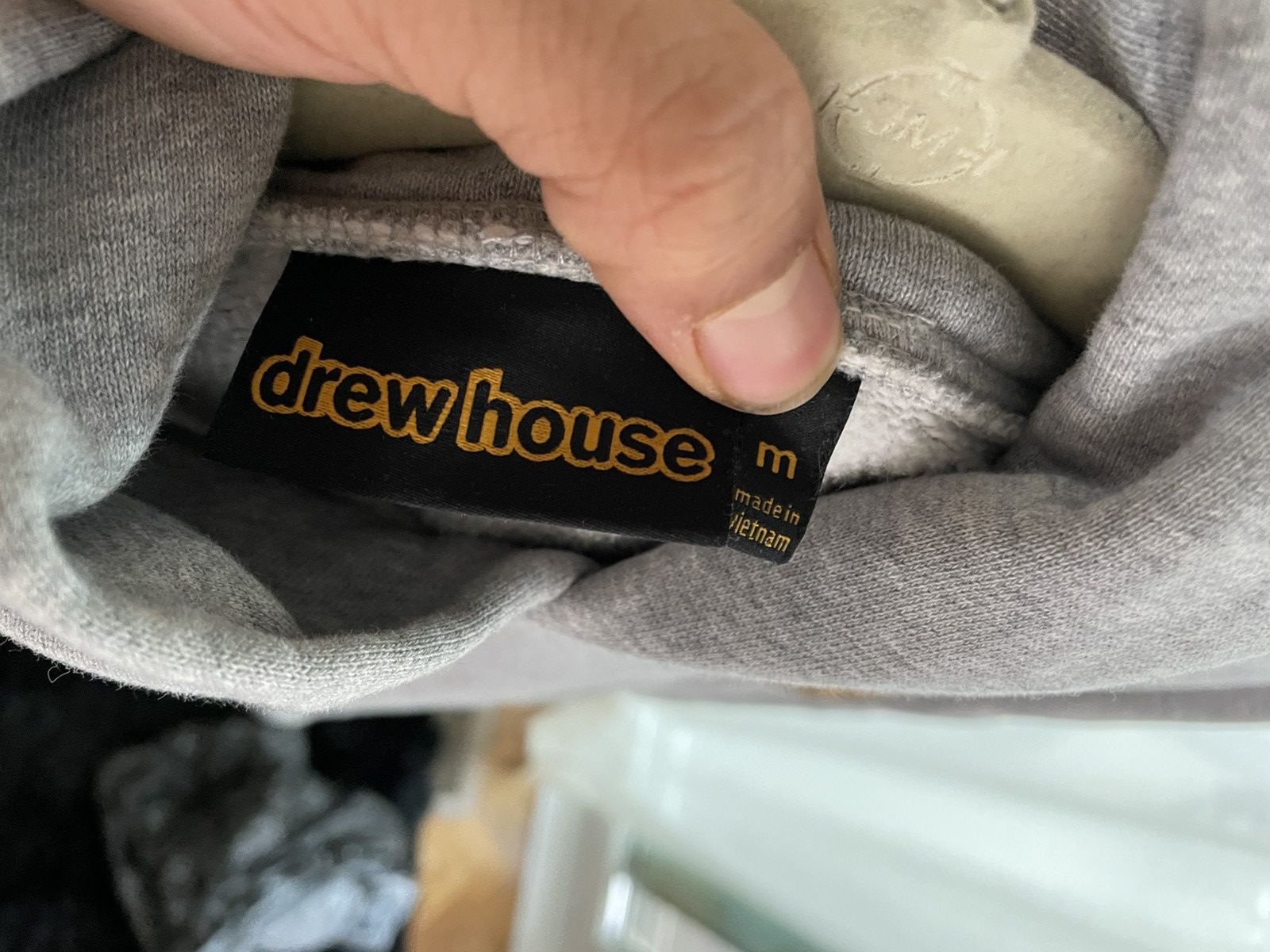 Drew House Drew House Grey Drew Hoodie Size US M / EU 48-50 / 2 - 7 Thumbnail