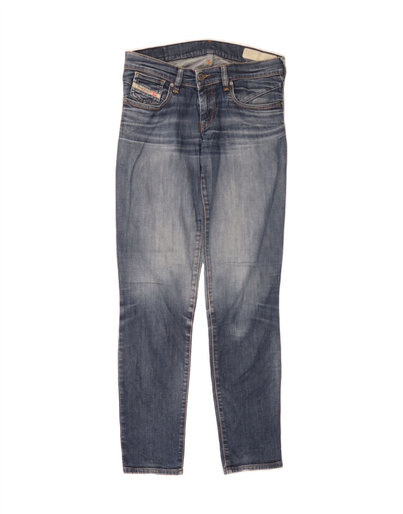 Diesel Womens Slim Jeans W29 L32 Blue Cotton Size 42" / US 20 - 1 Thumbnail