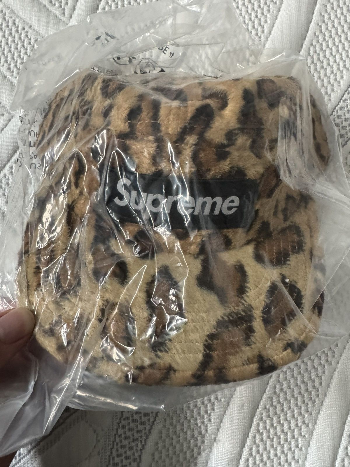 Supreme GOODENOUGH Crushed Rayon Pile Camp Cap (SS25) - $58