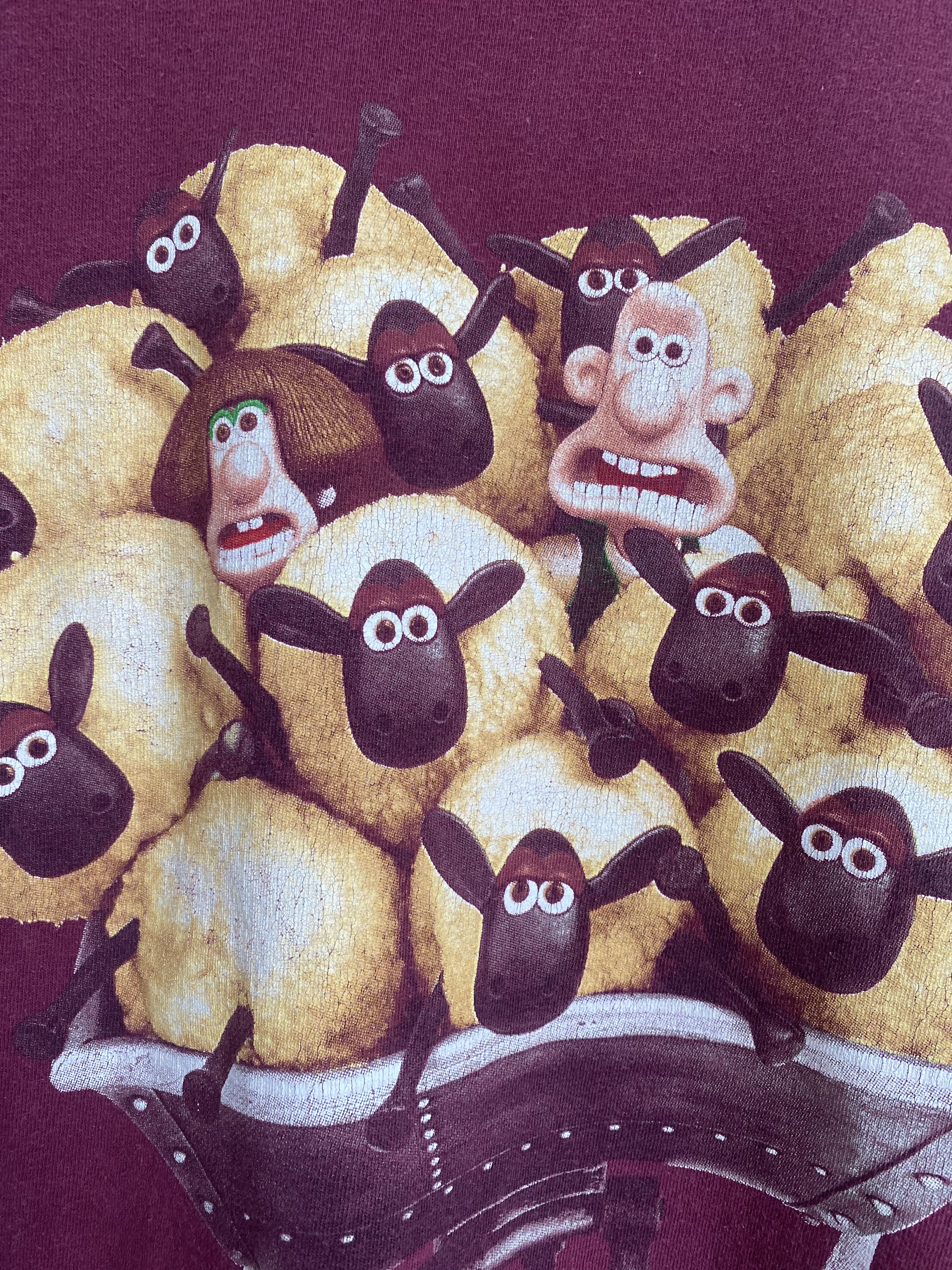 Cartoon Network Vintage 1989 Wallace & gromit sheeps t-shirt Size US L / EU 52-54 / 3 - 5 Thumbnail